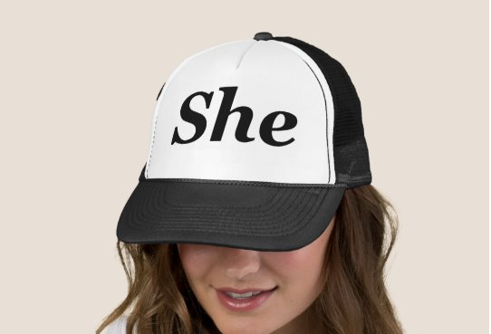 "She" hat
