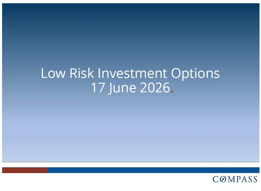 June 2026: Low Risk Investment Options Webinar 