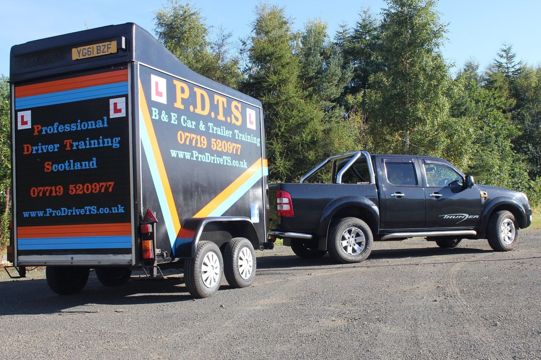 B+E Car & Trailer Towing Training Livingstone Professional Driver