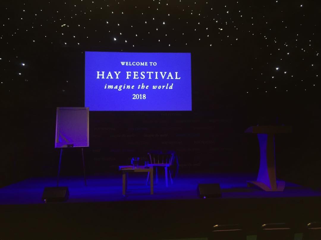 Very excited all set for my event#hayfestival#myworstbookever@thamesandhudson #thepencil#therunawaydinner@walkerbooks#allanahlberg#writing#creativity#illustration#