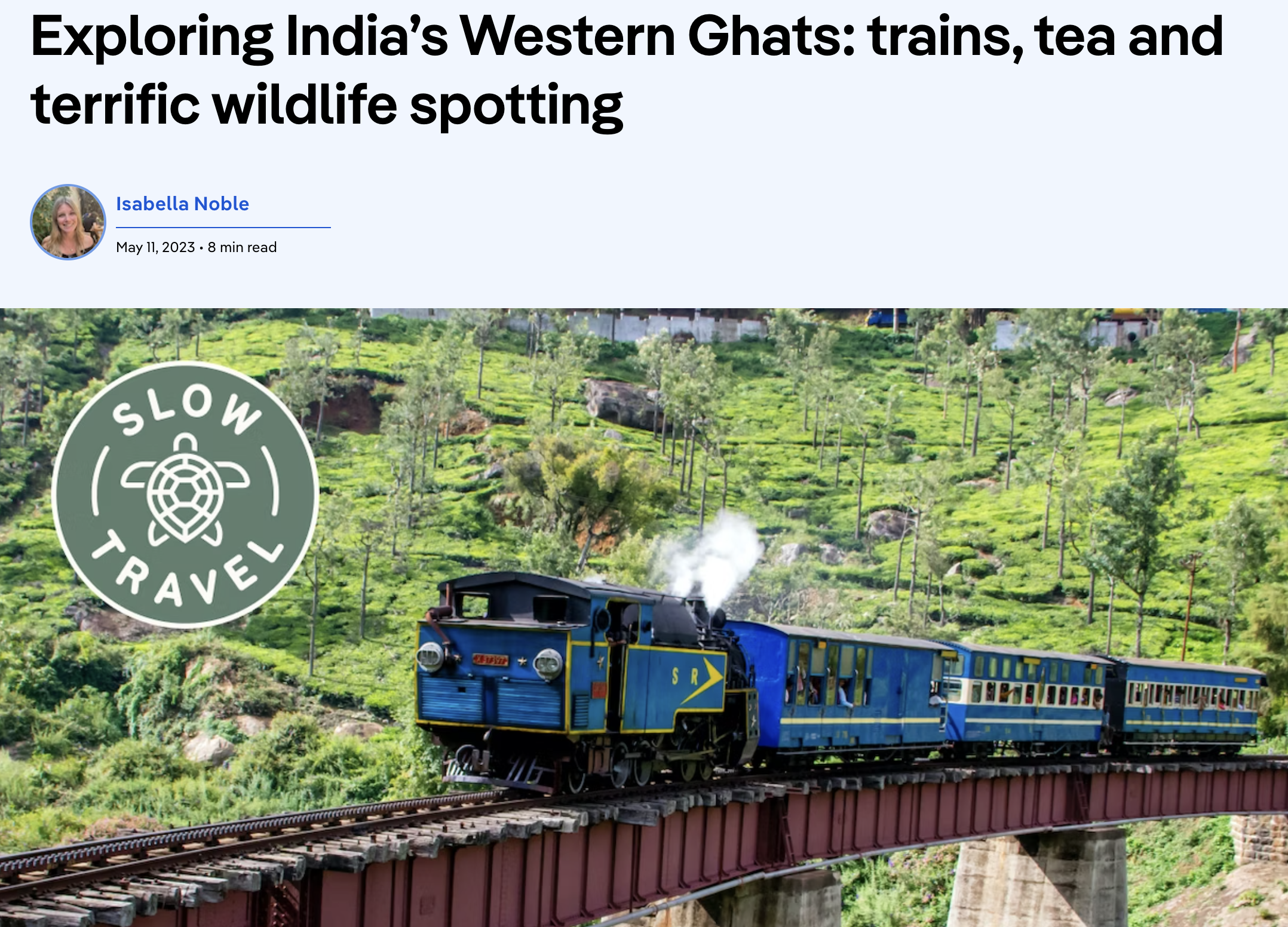 Exploring India's Western Ghats - Lonely Planet, May 2023