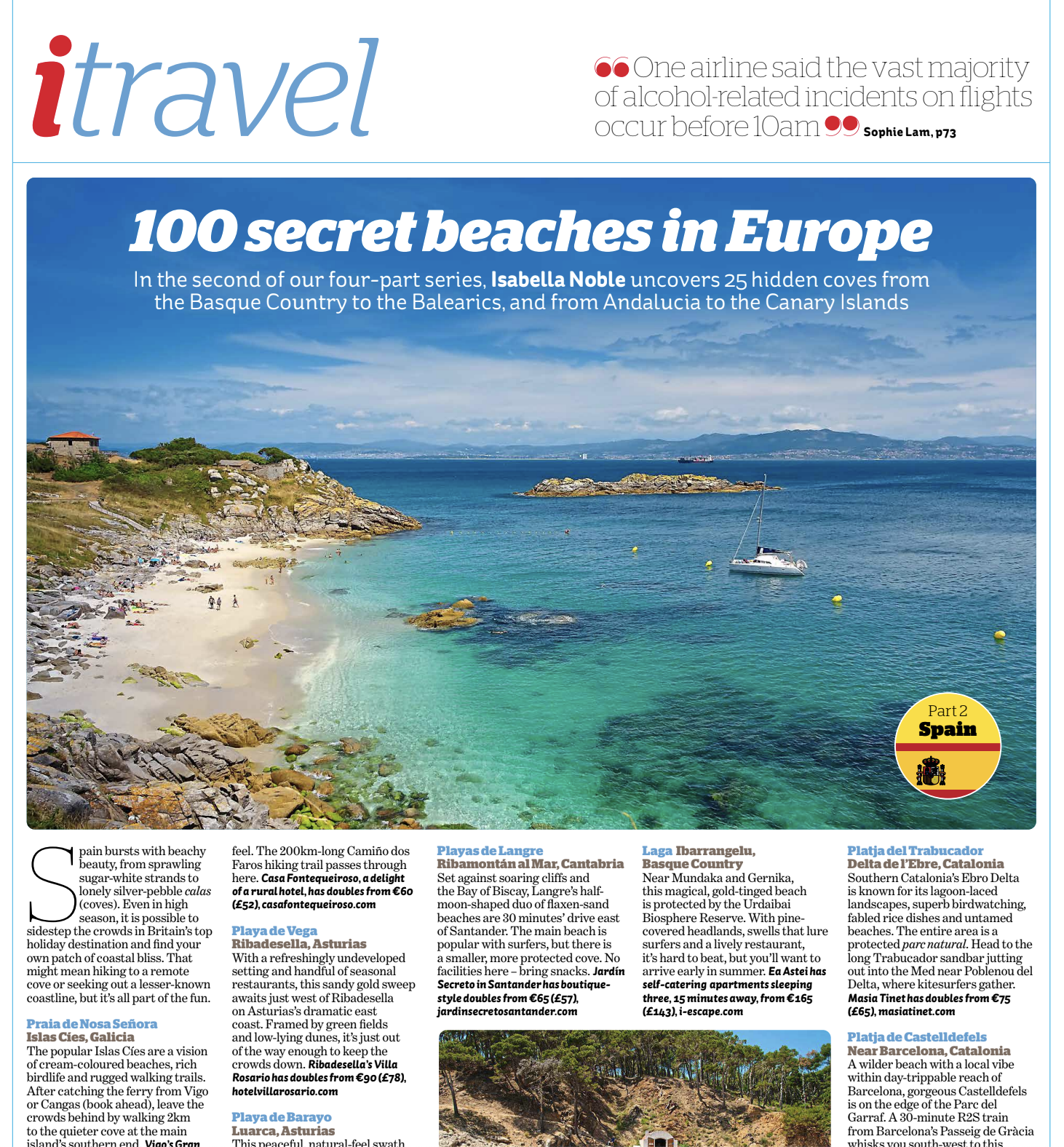 25 secret beaches in Spain - i News, May 2023