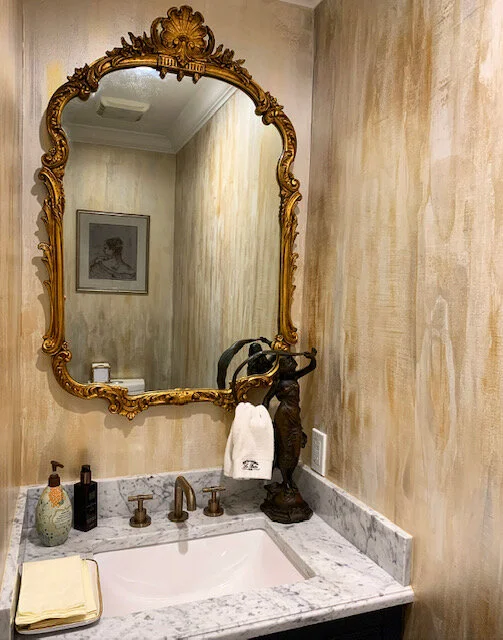 The Golden Powder Room