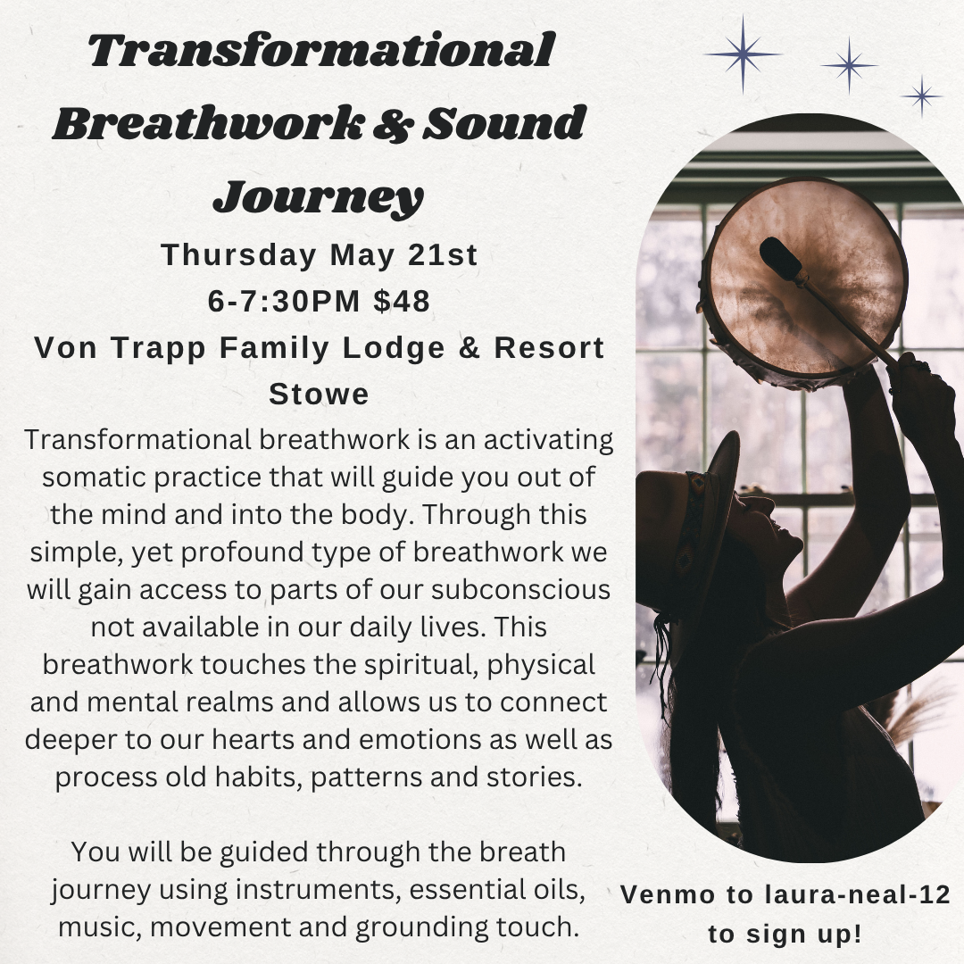 Transformational Breathwork & Sound Journey at Von Trapp Family Lodge & Resort