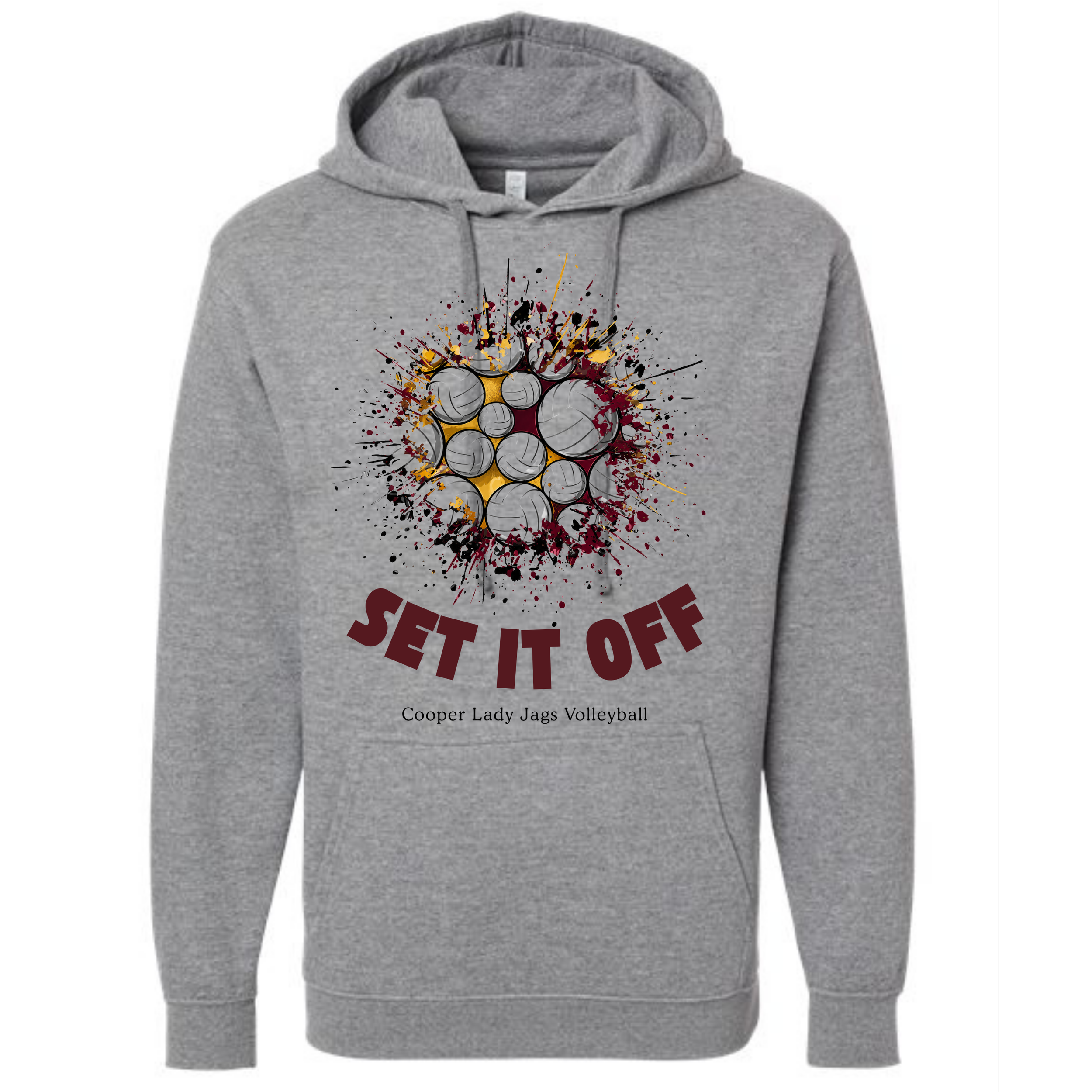 Cooper Classic Volleyball - Grey Hoodie.png