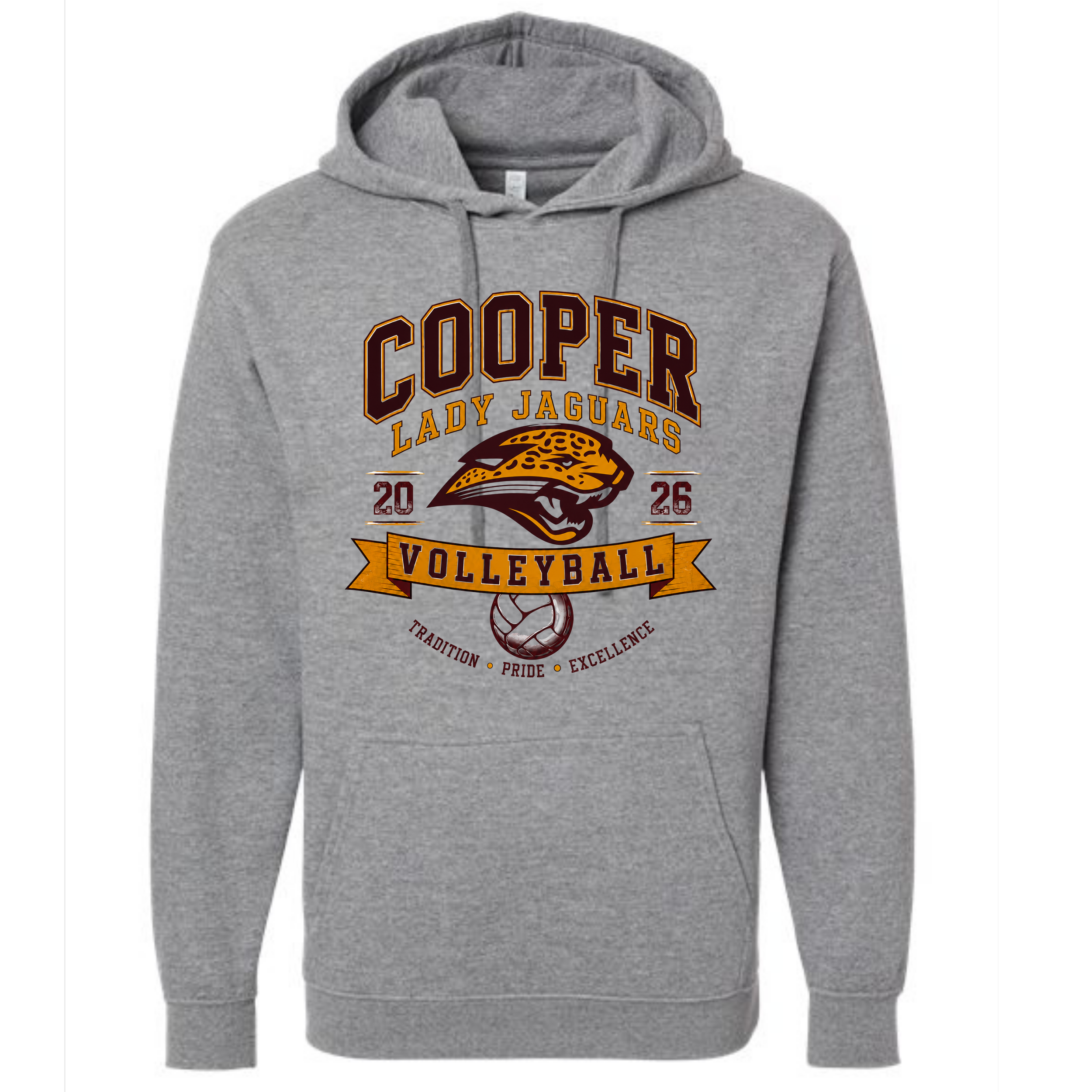 Cooper Classic Volleyball - Grey Hoodie.png