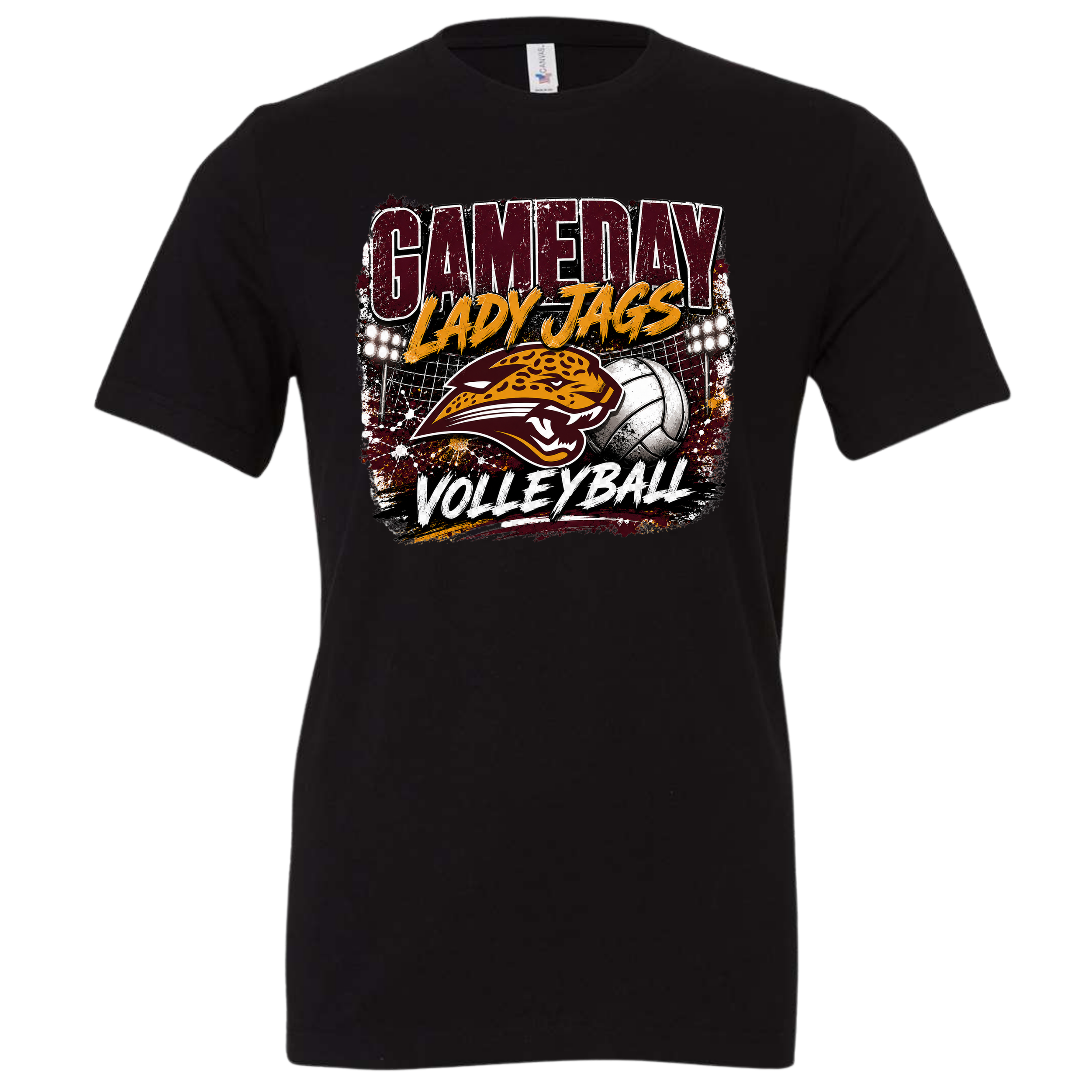 Game Day Volleyball Tee - Black.png