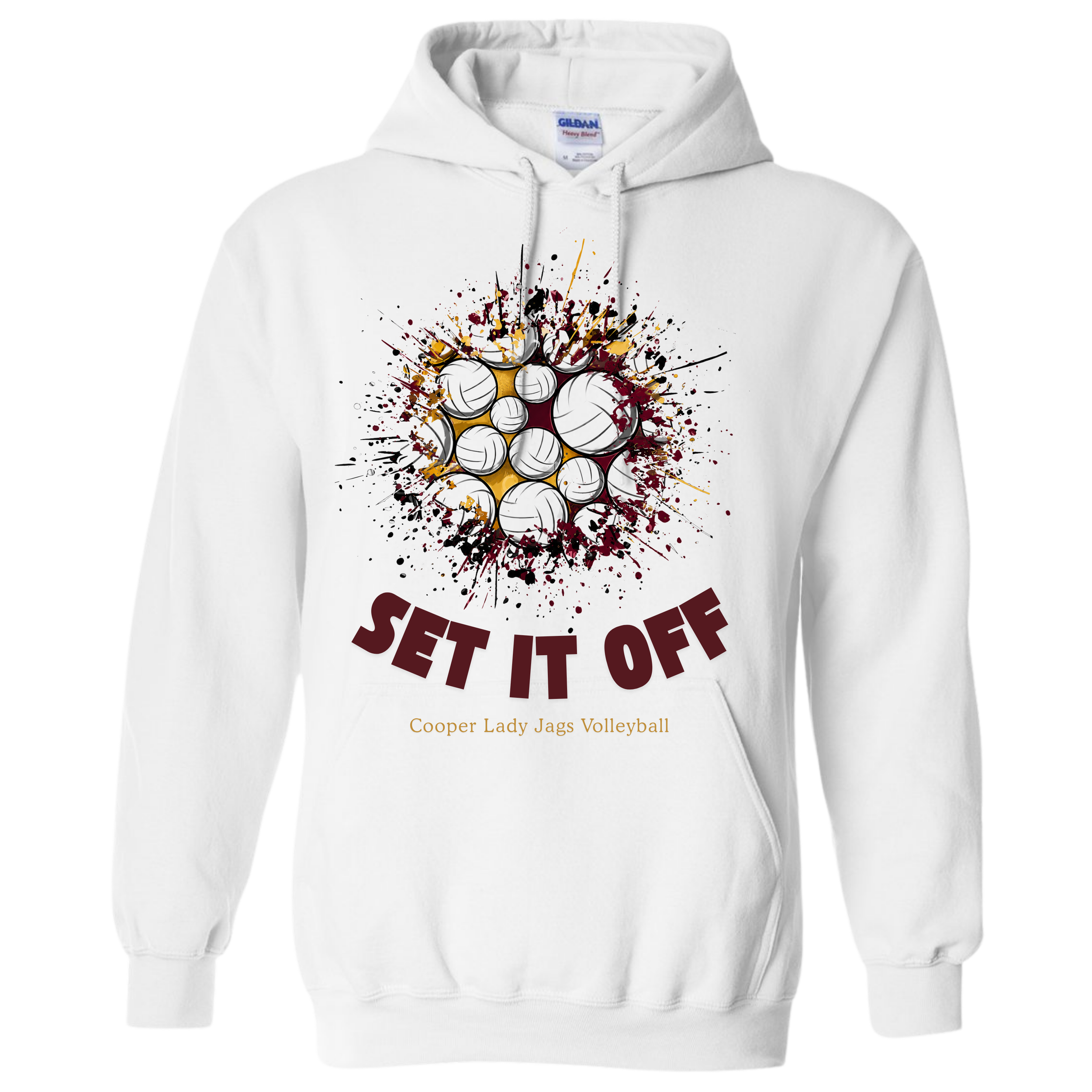 Cooper Classic Volleyball - White Hoodie.png