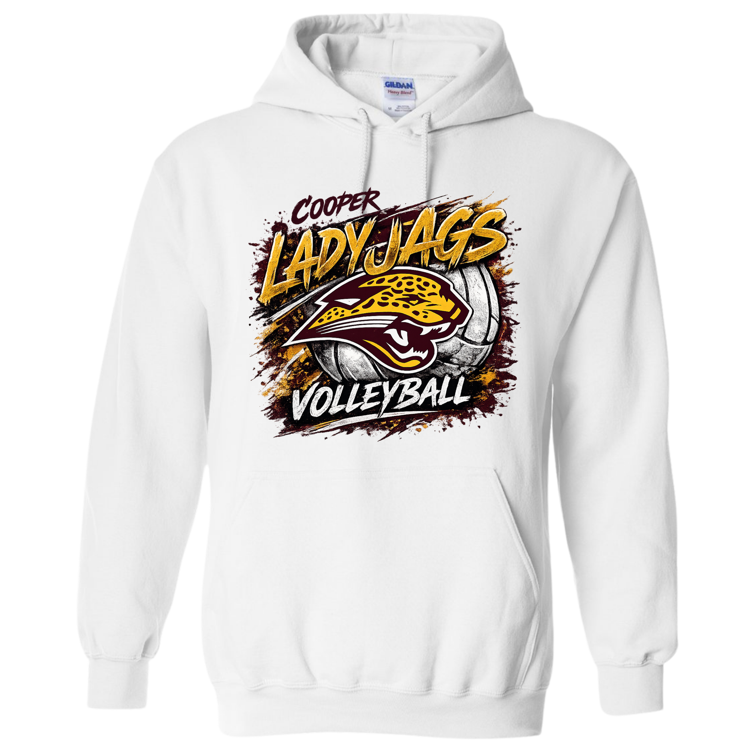Lady Jags Volleyball - White Hoodie.png