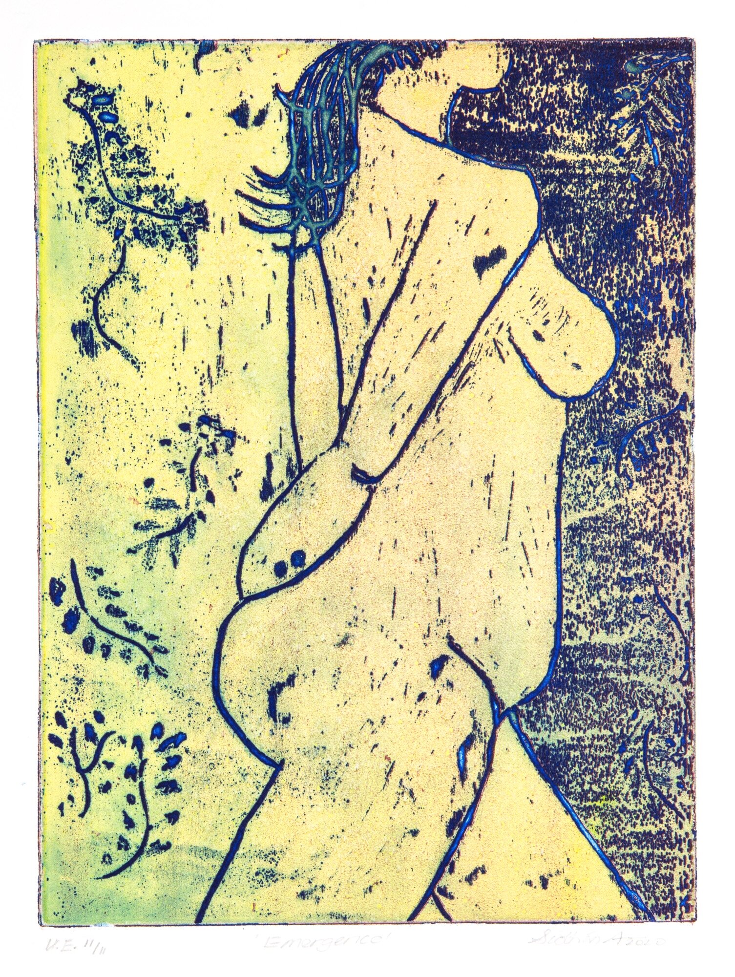   ‘Emergence’ created with the ‘Multi-Viscosity’ technique.  