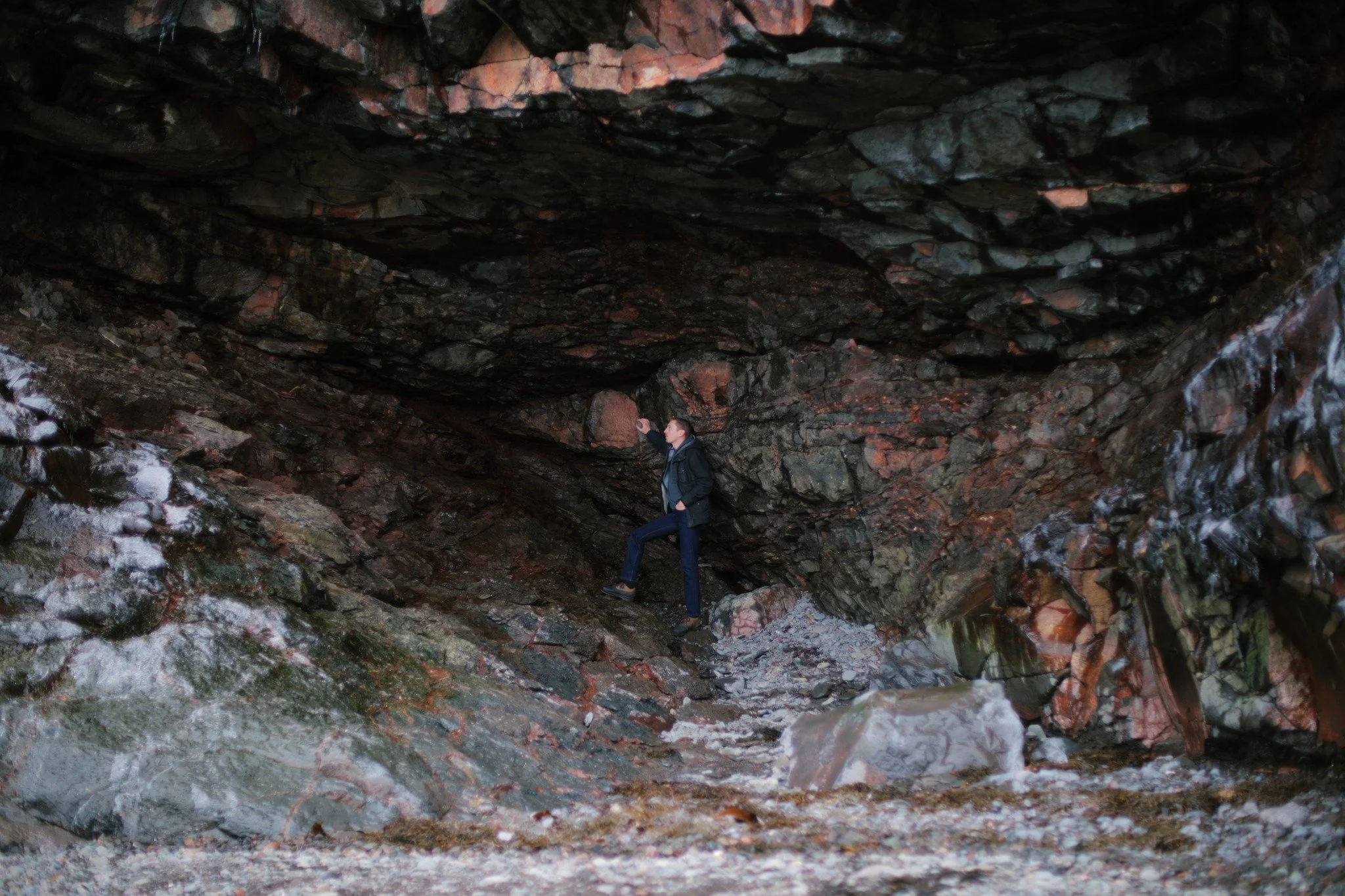 FROM APOGEE &mdash;&mdash; When I was out of the woods a while back summertime, I followed a lot of the cliffside coast. Sea caves set shelter and shade when it seems so tough to come by. Don't need it now in the dark days of late autumn, but windles