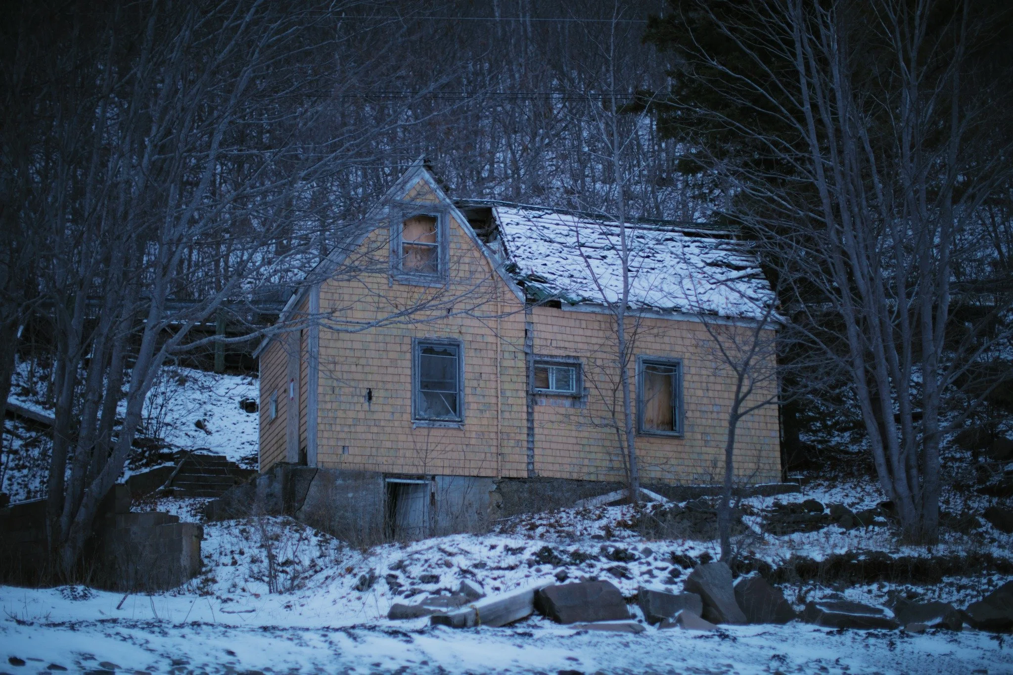 GOES ON WITHOUT &mdash;&mdash; Every afterlife must have an end, and this long-abandoned home is nearing its own. Recently boarded up and posted with a tax sale notice, it's incredible how someone kept paying so long. The owners were listed as living