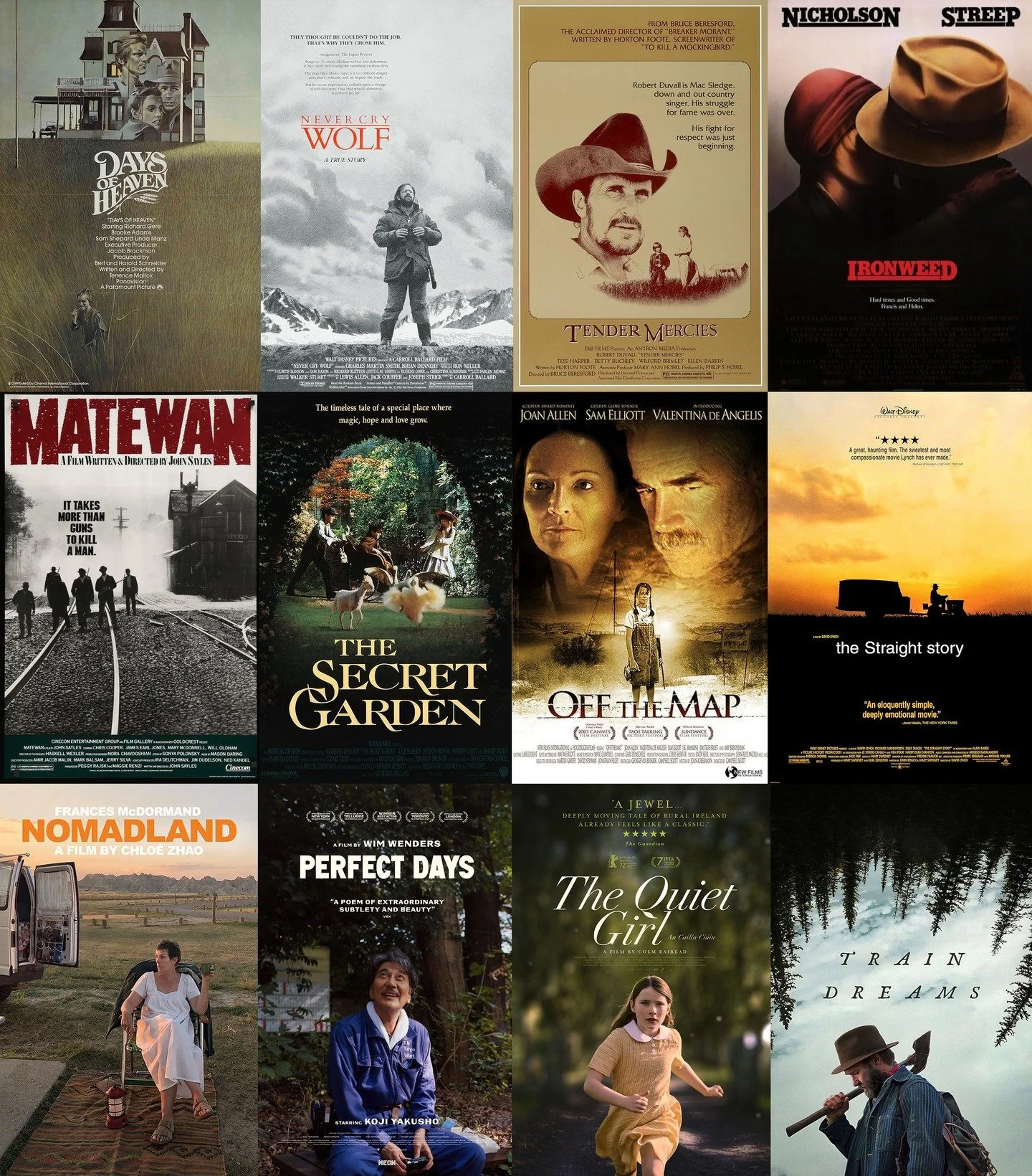 Quiet, personal movies. What are your favourites that fit this description? Perhaps you've enjoyed some of this set that moved me deeply, and are looking for a few more to love! Here's a list I've made: www.imdb.com/list/ls538743545