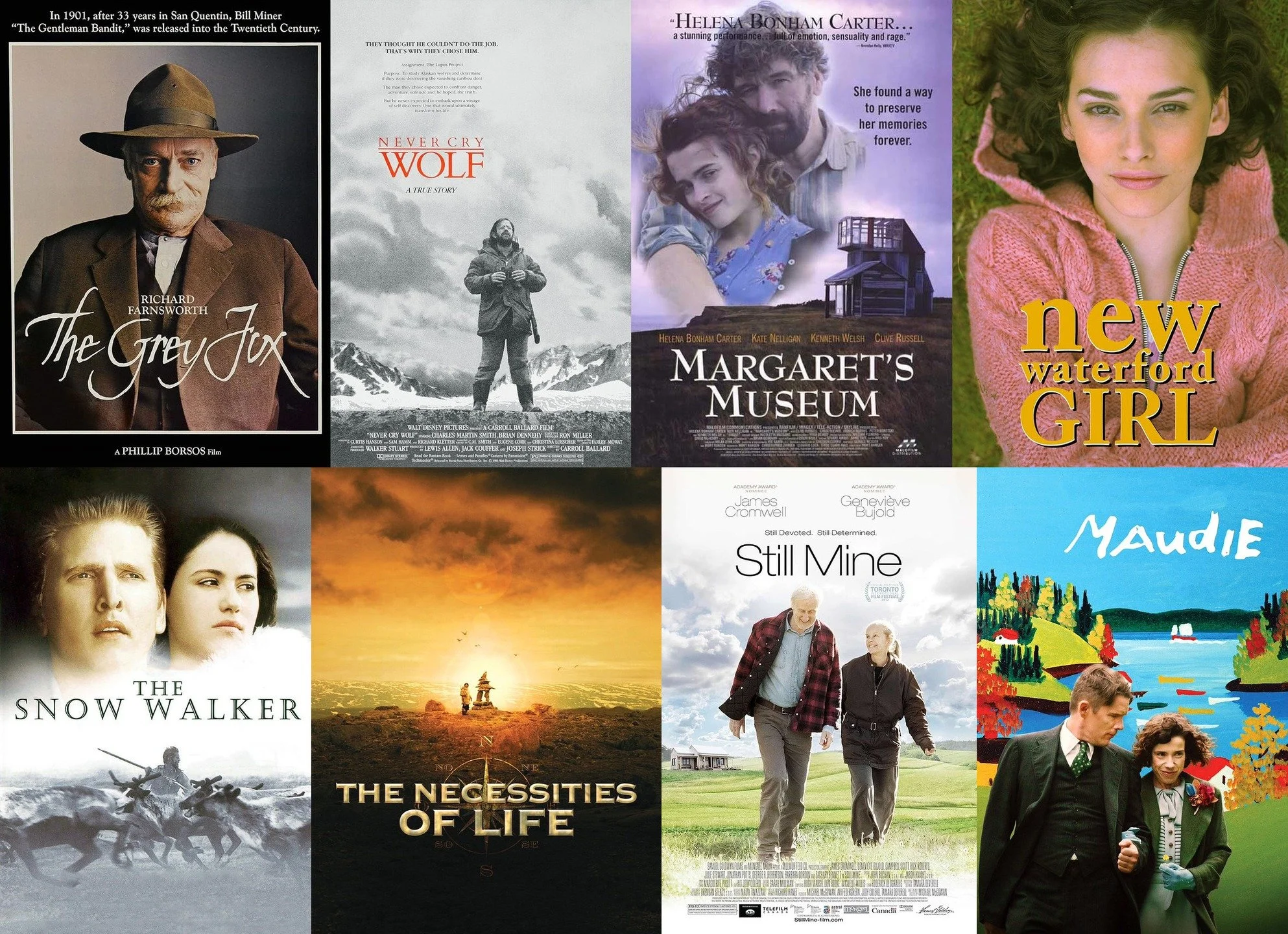 These are my eight favourite Canadian movies, a heartwaking mix of quiet, personal dramas. I'd recommend them to anyone looking to slow down and feel deeply for a couple hours. Never Cry Wolf is, incidentally, also my favourite film of all time. How 