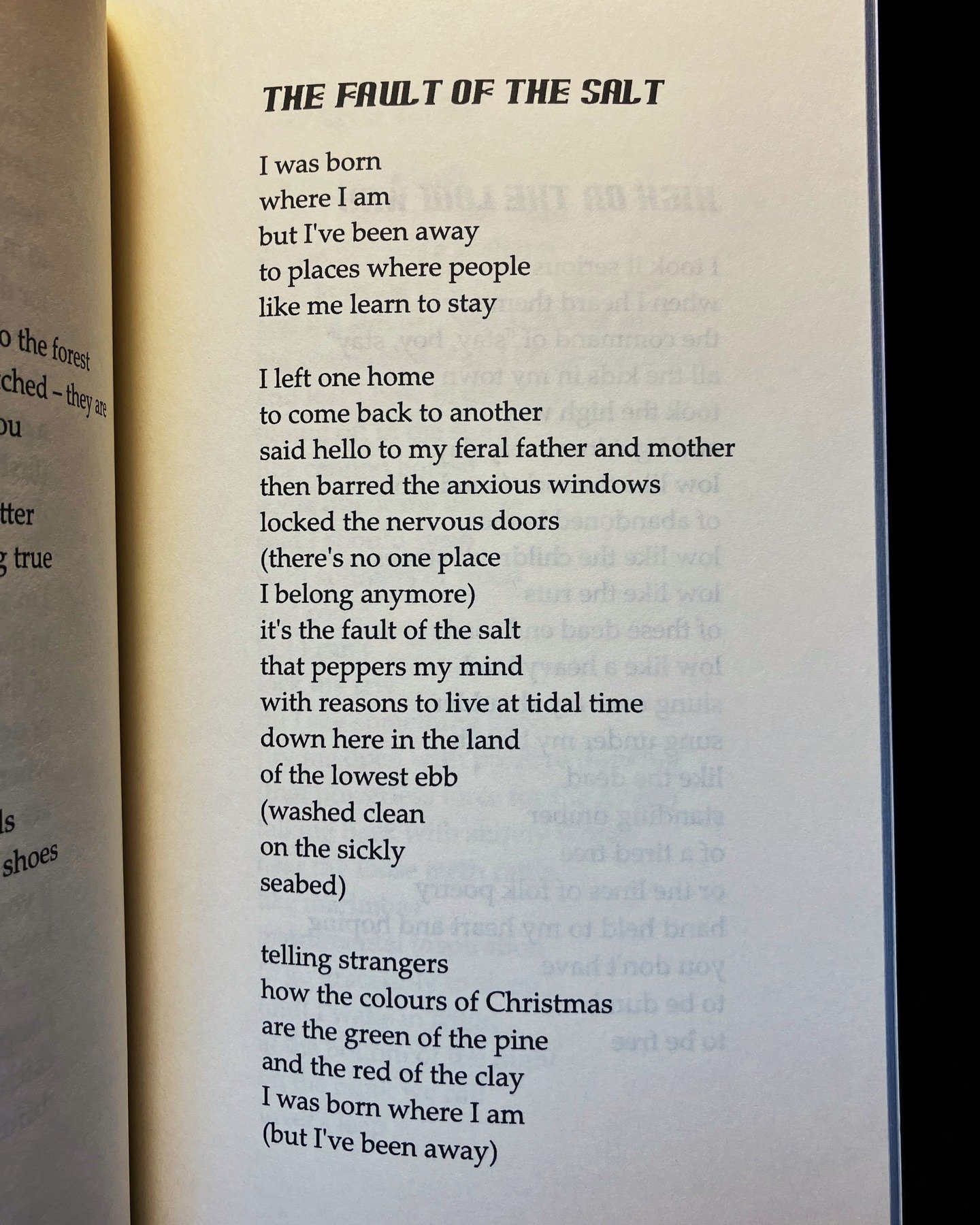 I grew up during peak leaving. It was a time when the vast majority of young folks left my hometown for the city, and the city for out west. Here's a poem about that, from my most recent poetry paperback: The Detourist (2023). Grab a signed copy here