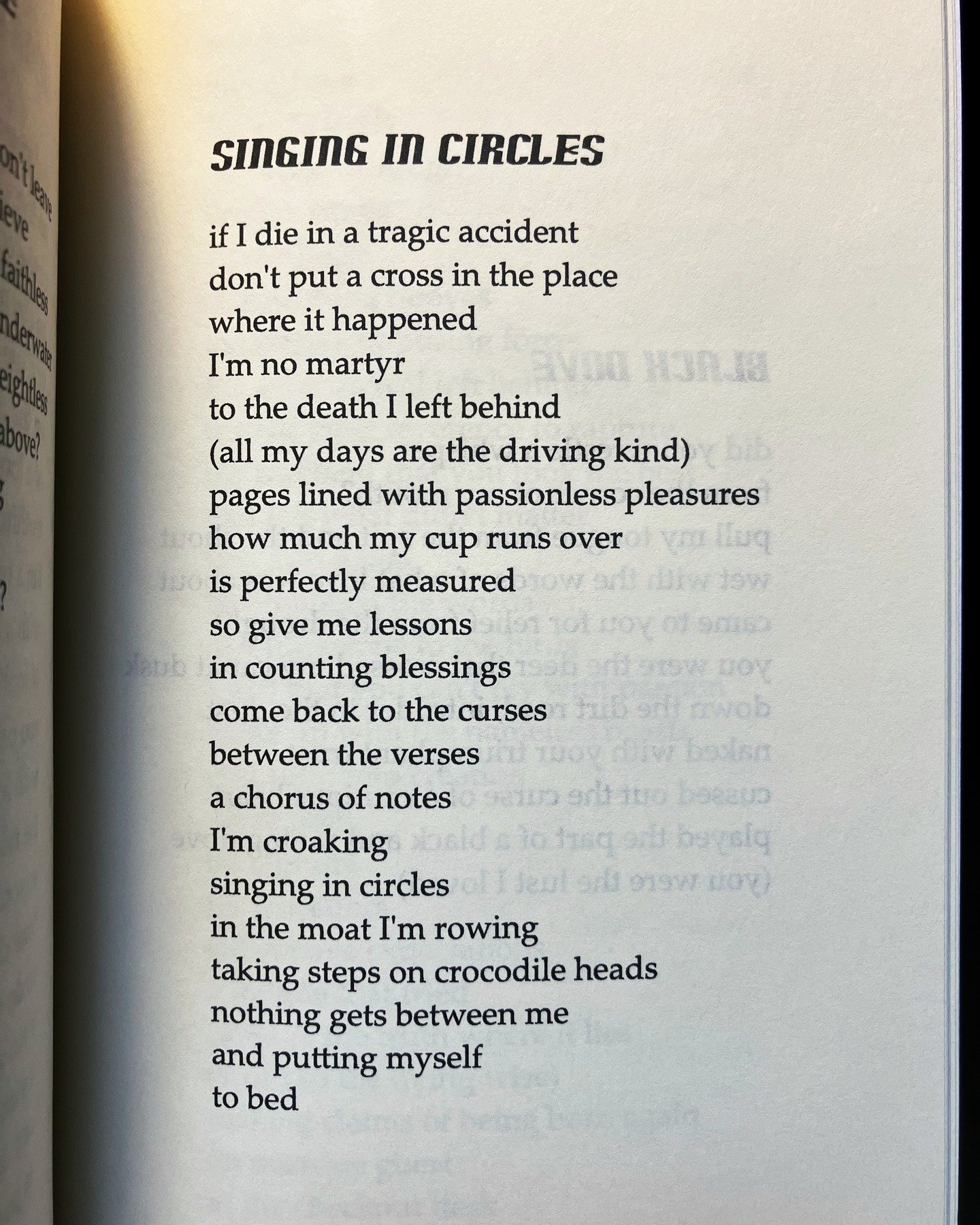 I'm often reminded how I'd like to be remembered, and if it's by my place and manner of death, I think I'd rather be forgotten instead. This poem is in my latest poetry paperback: The Detourist (2023). Grab yourself a signed copy, currently on sale f