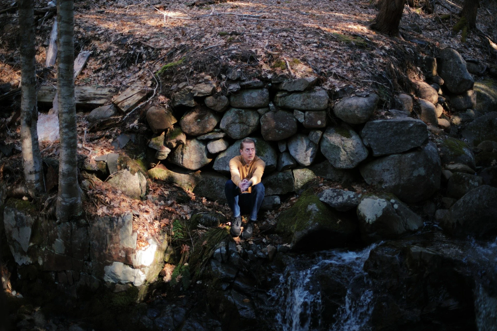 BEST OF THE PAST &mdash;&mdash; Don't know how long the old Spinney Brook bridge has been gone, whether it lasted till the time of automobiles, or rotted somewhat earlier. Judging from the narrow trail to get here, I'd guess it was horse and cart at 