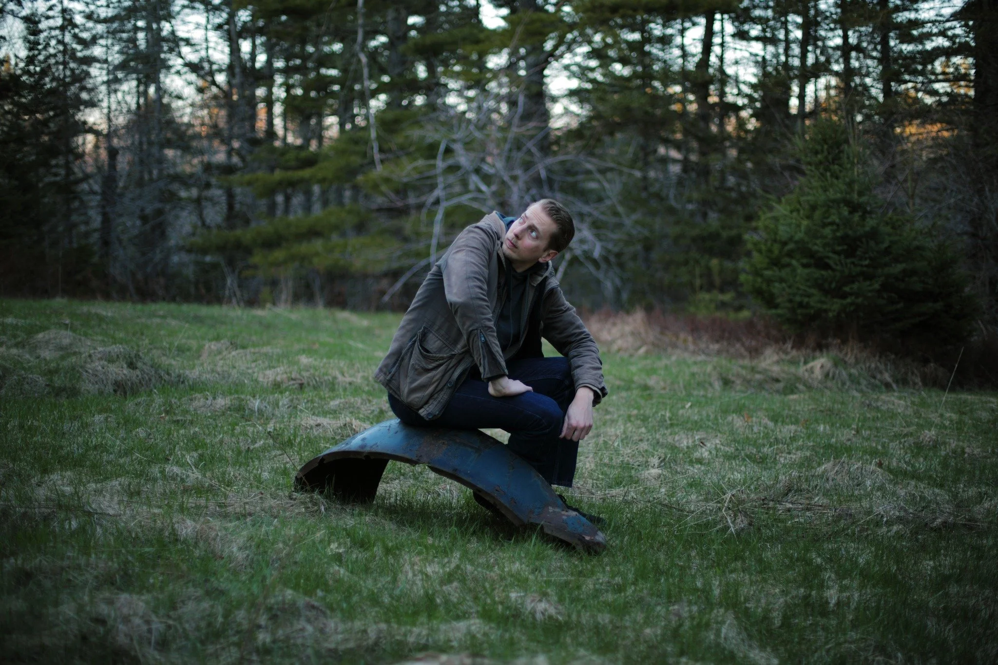 INTERVALS &mdash;&mdash; Low spaces steal their best bit of light before the canopy gets crowded. Former lawns turn to naturalized meadows, kept open by animal activity. A couple scraggly apple trees draw deer with their drops, gone feral from a life