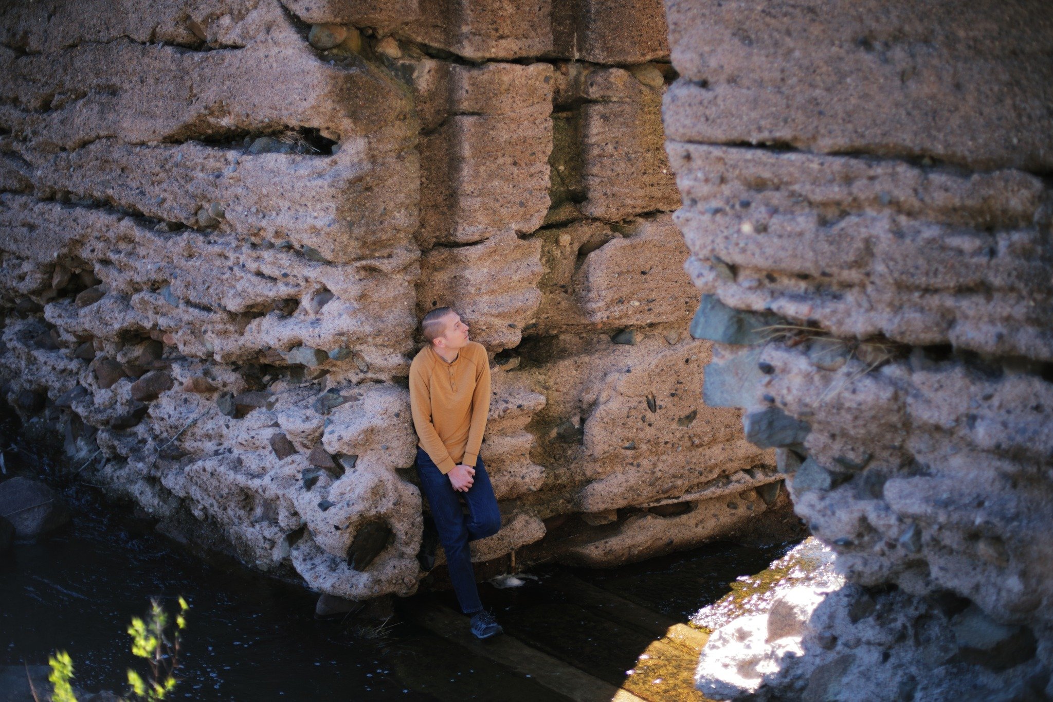 FROM THE LIGHT &mdash;&mdash; It's been generations since this dam last held back Nictaux River. Could still do the trick someday, I suppose, if deadfall driven by floodwater plugged the sluices. But it's been lovingly left to ignorance, lost purpose
