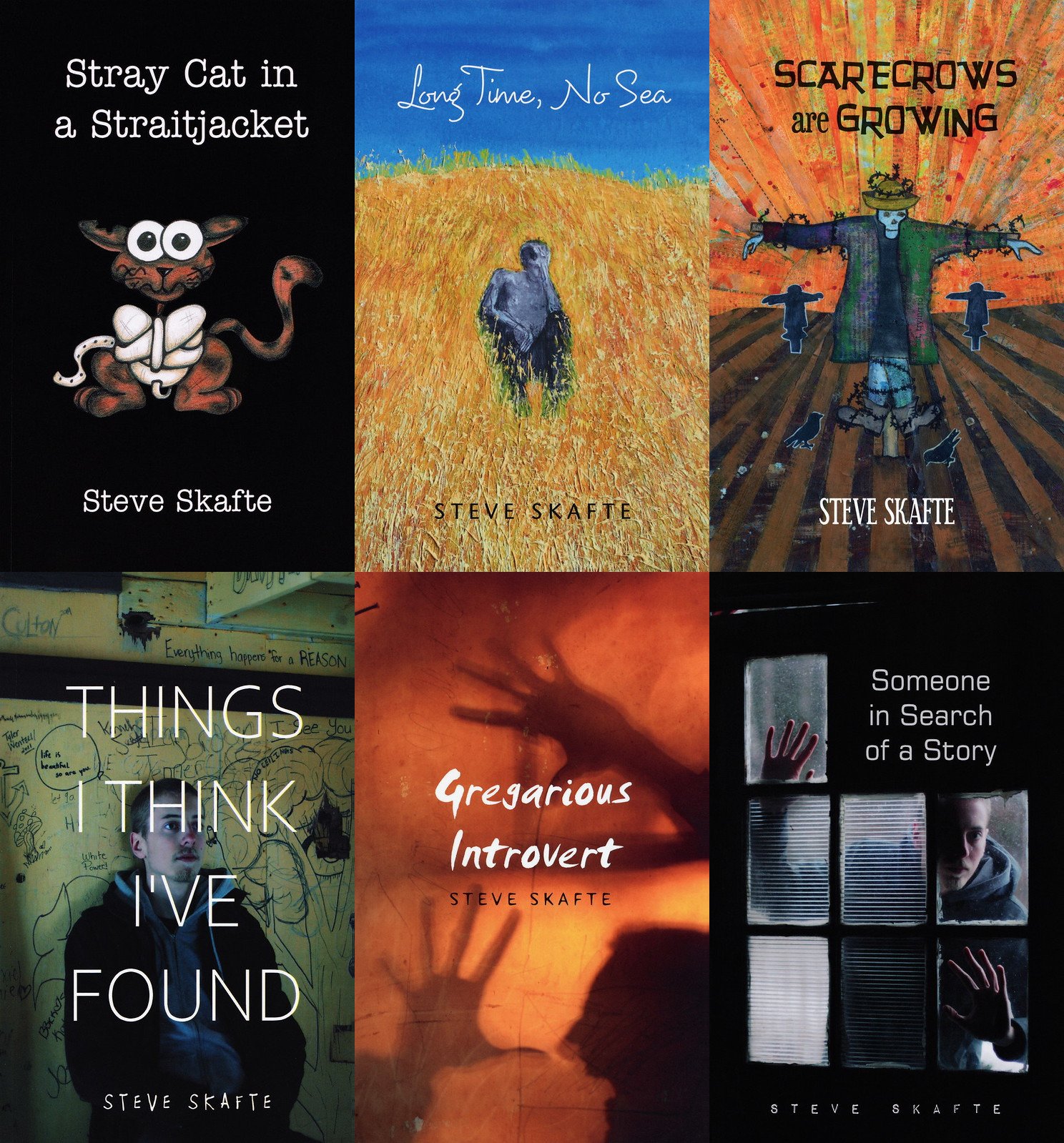 Signed copies of my older poetry books are going out of print! When they're gone, that's it. What's left in stock is on sale for 50% off. They were $20 each, now just $10. etsy.com/shop/SteveSkafte