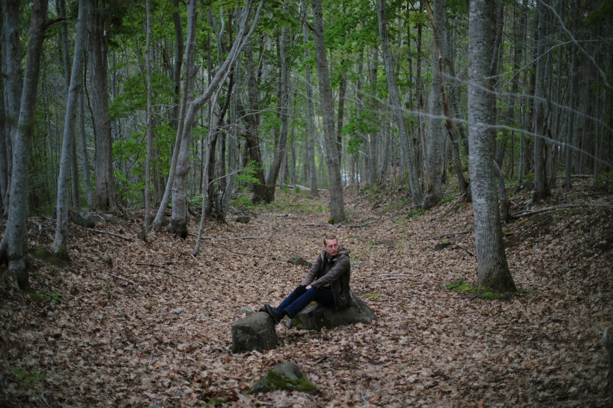 EFFORT SPARED &mdash;&mdash; Stuck in a strange cold snap lately, month of May closing down with the lowest weather in weeks. That don't bother me none, because I know that blackflies and mosquitoes can't handle the chill like me. Twilight is gently 