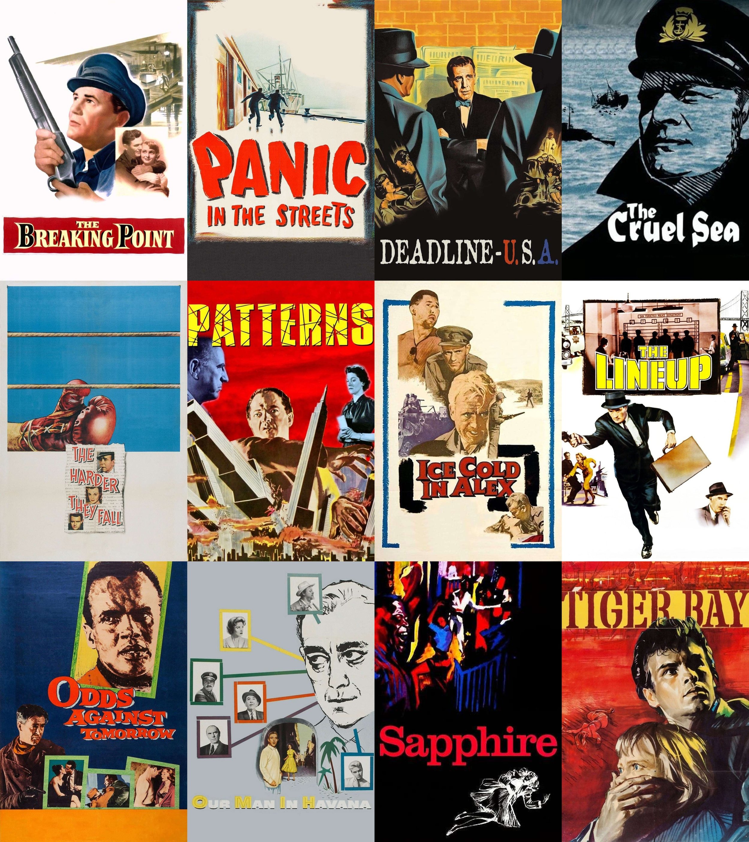 Like most folks fascinated by cinematic history, I saw all of the world famous classics many years ago. But I'm still coming across great lesser-known movies from the older eras, like this collection from the 1950s. Often somewhat different from the 