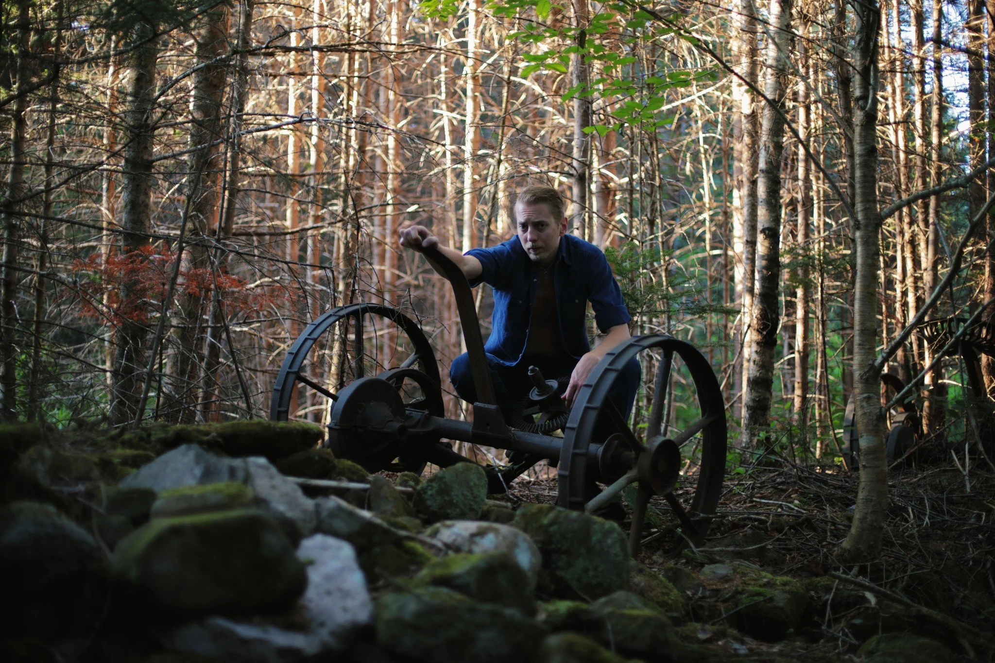 THE LIFE ONCE &mdash;&mdash; First came the sulky plow, and soon after, the sulky mower. Hay fields hauled in record time, once you didn't have to hurry behind your horses on foot. Sulkies are common relics out behind old farmsteads, and these two li