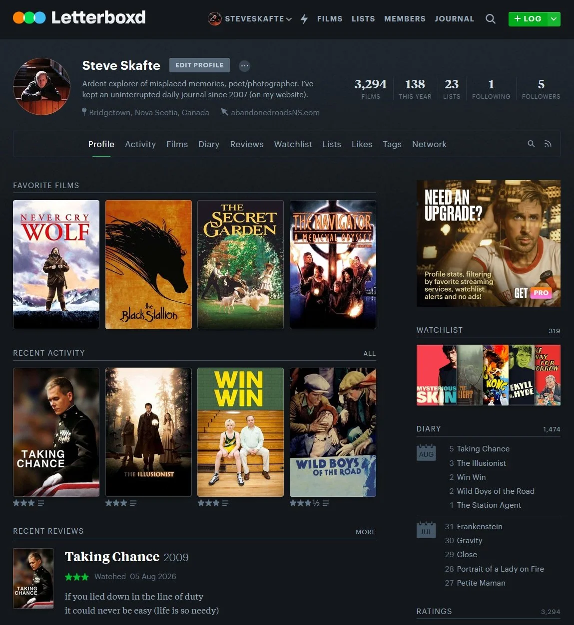 If you love movies like I do, check me out over on Letterboxd. As you can see, in my lifetime, I've watched more than 3,200 films. I find something to appreciate in just about every era or genre, from 1930s to 2020s, from drama to horror, sci-fi to c