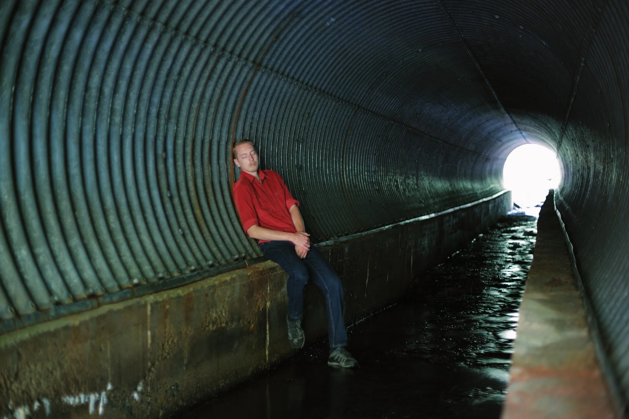HEEL TO TOE &mdash;&mdash; Stream culverts come welcome on long hikes, when climbing up and over a mountain of earth to cross the road is something I'd rather avoid. They are mysterious passages between what sometimes seems like separate worlds. When