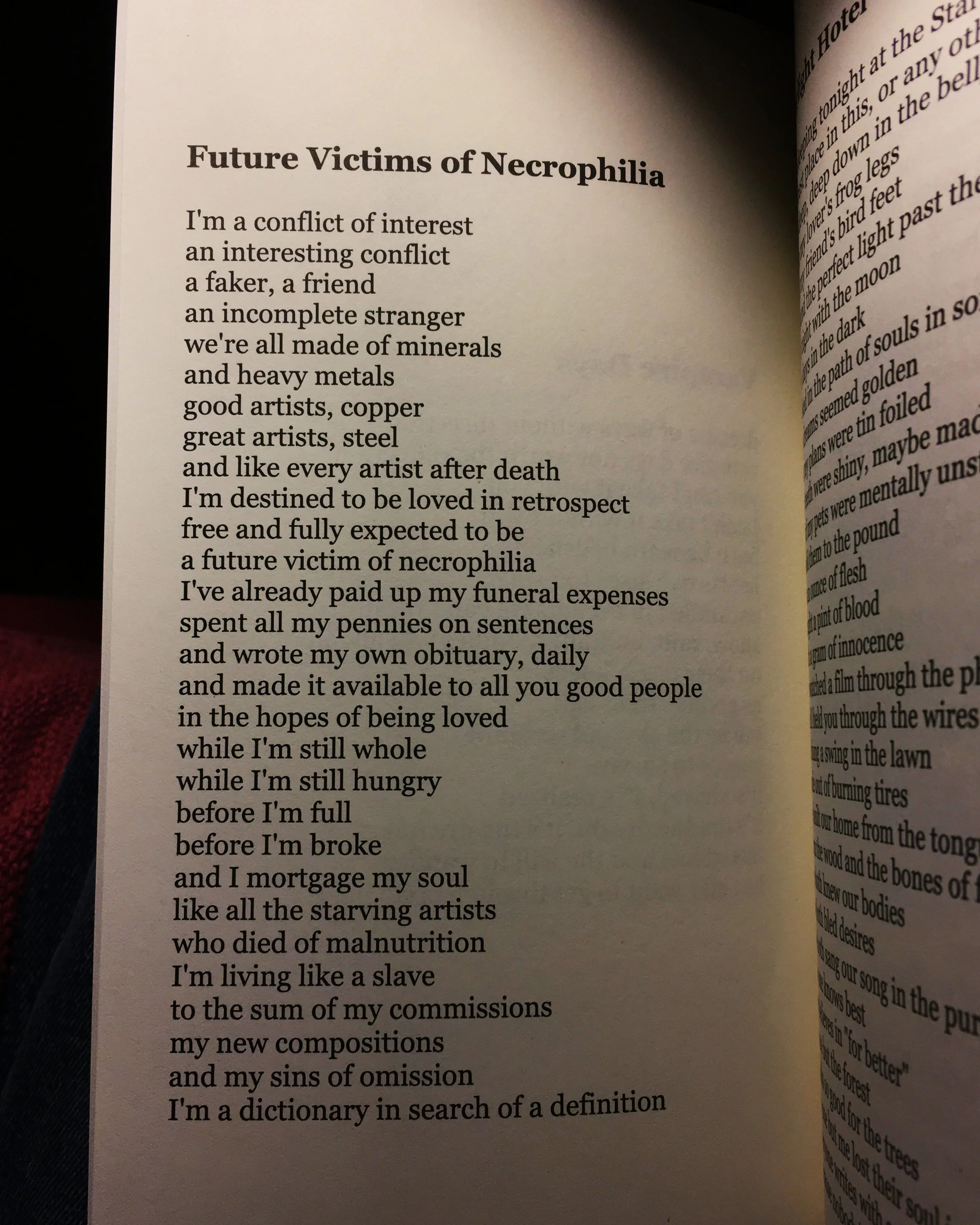 I was 16 years into my career (2007-2023) before my first real success/recognition as a writer. Those early years often found me thinking how it'd feel to die a failure &mdash; most writers do. From my poetry paperback Long Time, No Sea (2014). Grab 