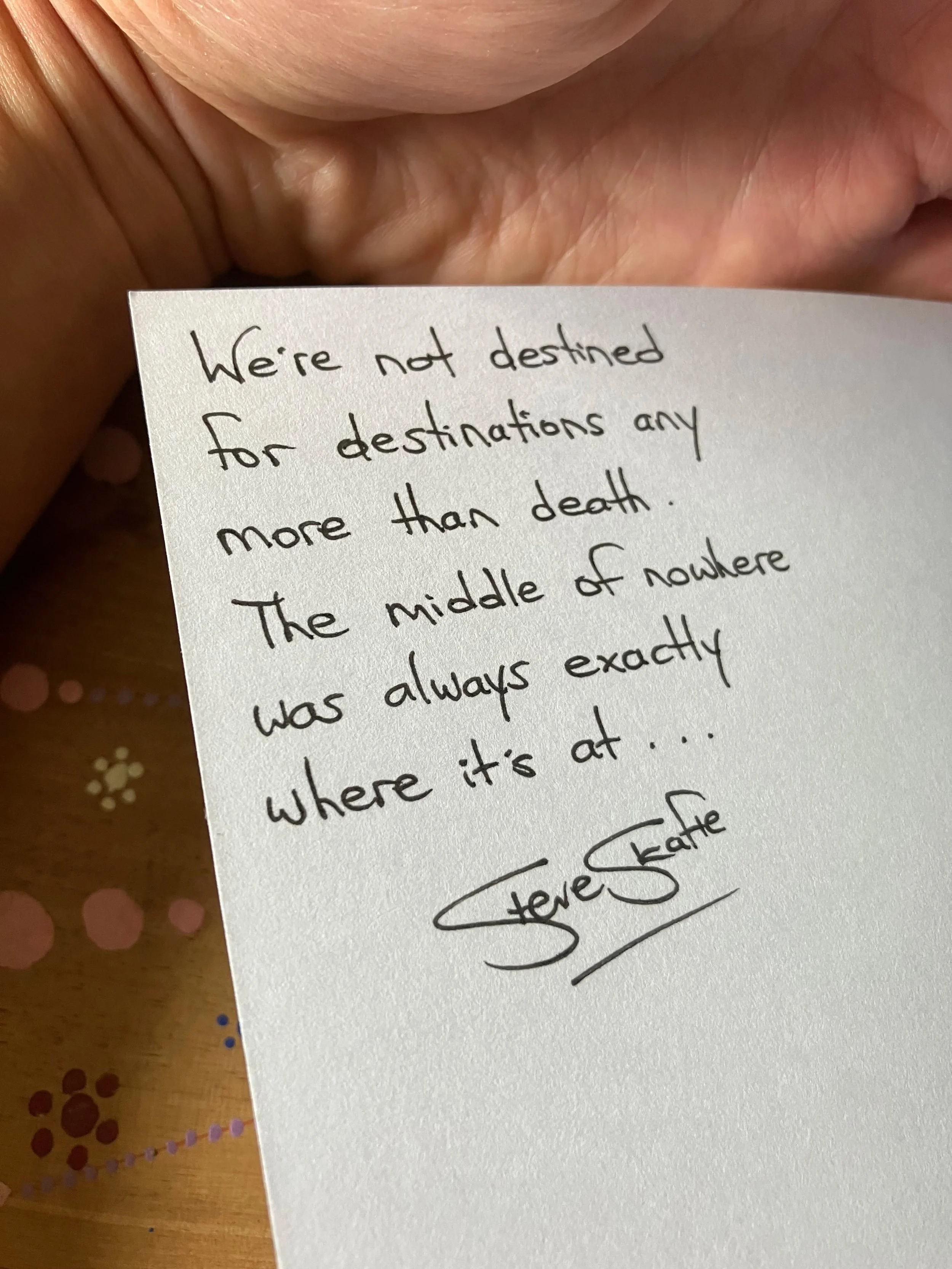 Did you know that every single book I sell is signed with a short note? It's been a lot of handwriting through the years (in the thousands), but it means lot to me that every single copy I mail out is in some way individual. Order here: etsy.com/shop