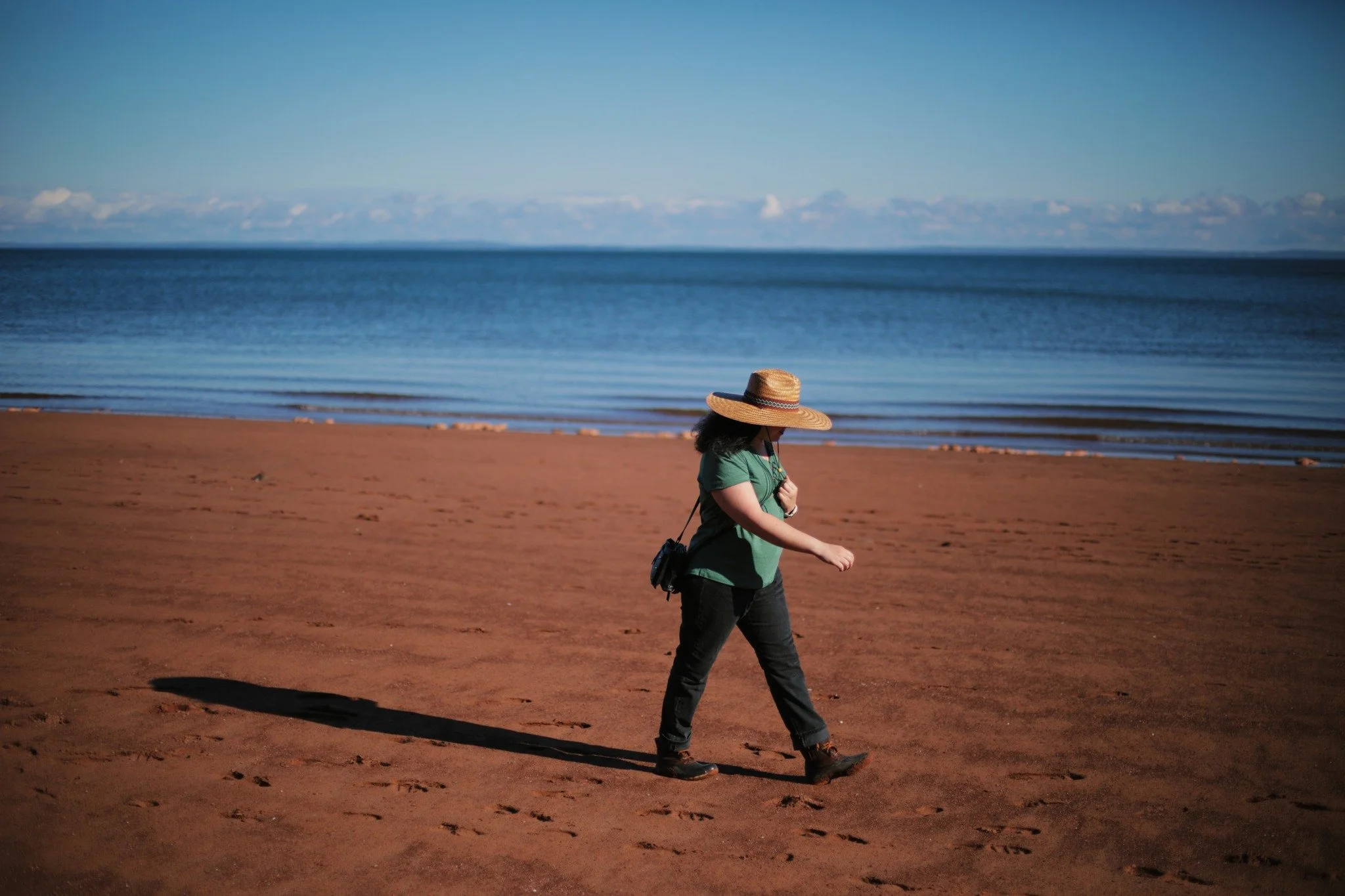 SOUL SHARPLY &mdash;&mdash; When we came down to the White Water mud flats, the foggy chill of Fundy was trying hard to roll over reaching us on the sunny Minas Basin. This collision of climate is much of why I love the ocean like I do. The best weat