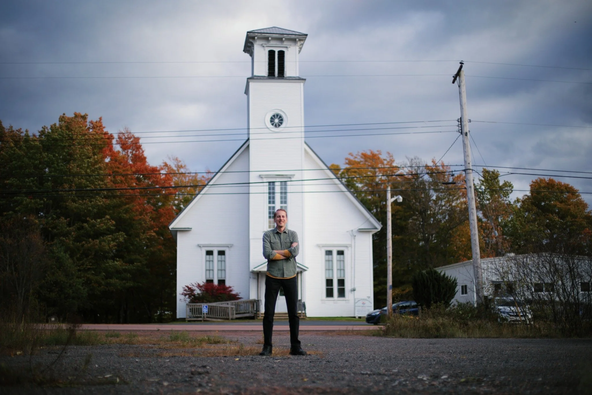 CHASING HAPPY &mdash;&mdash; Long drive from home up to Pictou County, wrapping after my last job as wedding photographer. Maybe not ever, on the off-chance someone wants to overpay me, but certainly the last time I fill a season of Saturdays. It's b