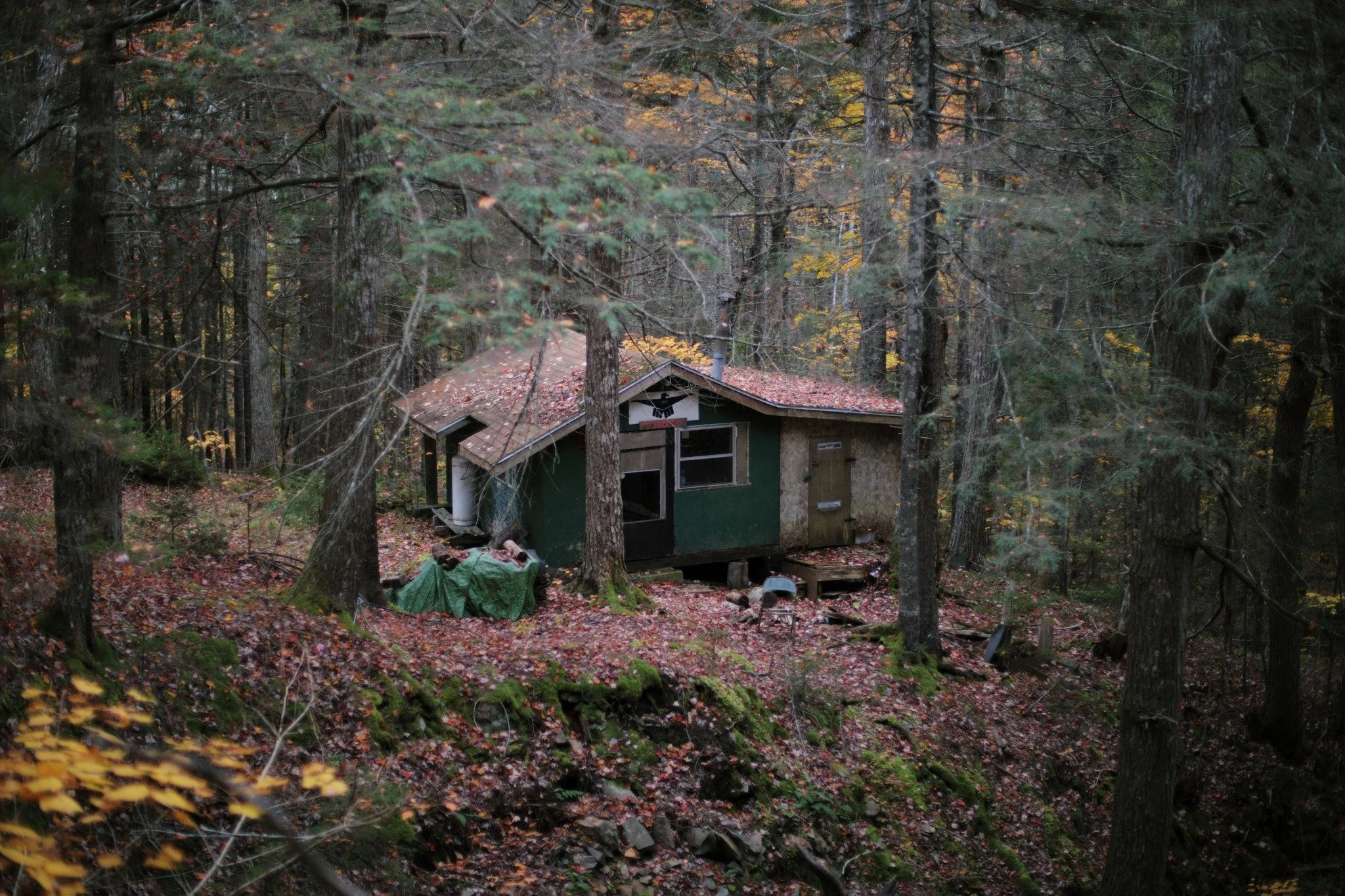 LULL YOUR SLEEP &mdash;&mdash; There's nothing much I know about Mr. Thibodeau, who told these walls to rise, but is now of an age that makes it tough to visit. Harley's Hideaway is the last in a series of cabins scattered through this section of for