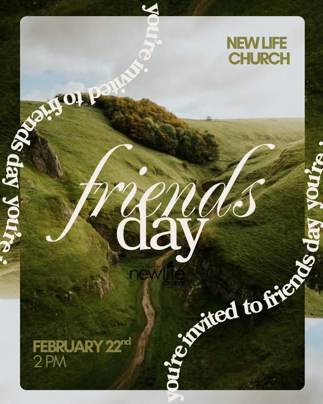 There&rsquo;s room for you and your friends!
Friends Day 🌱⛪️

&iexcl;Hay un lugar para ti y tus amigos!
D&iacute;a del Amigo 🌱⛪️