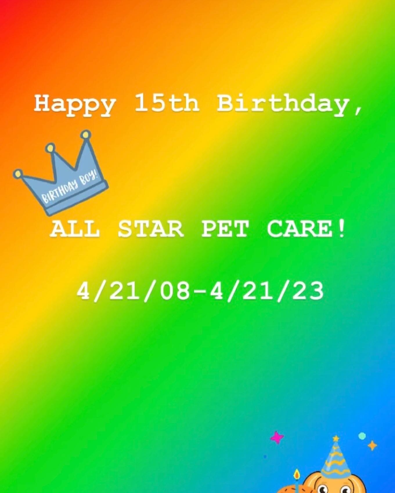 Today All Star celebrates 15 years in business. We appreciate all the support❤️ Happy Friday!😊🐶

#Chicagodog #chicagodogs #chicagodogsofinstagram #chicagodogstagram #chicagodogdaycare #doggydaycare #dogsofinstagram #dogsofinsta #dogsofig #rescuedog