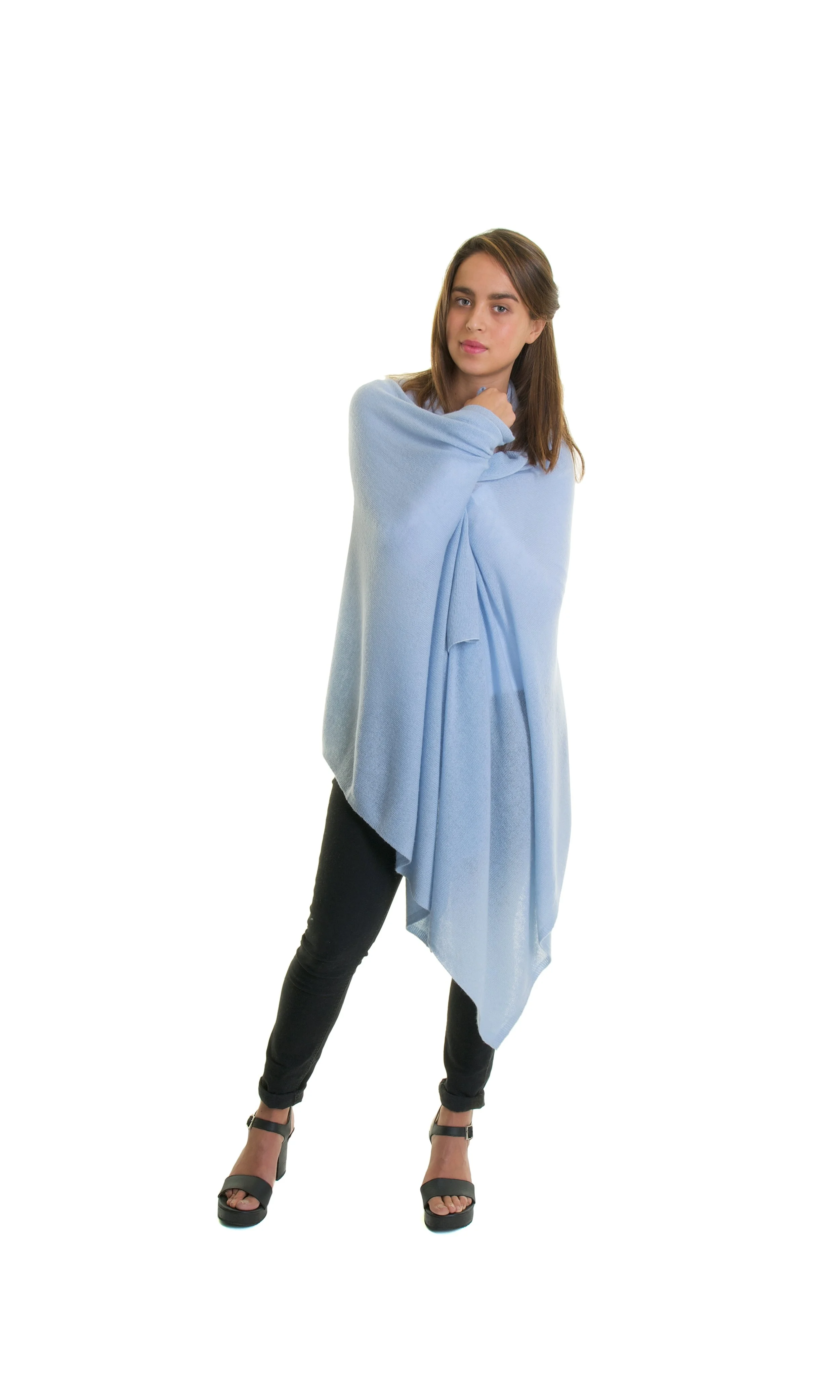 Two-ply cashmere wrap by Fig Cashmere