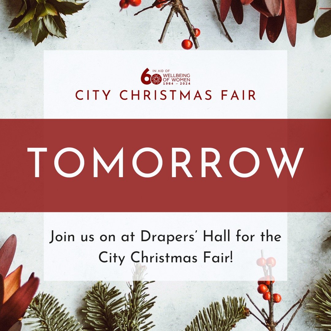 🎄The day is almost here! 

🎁We can't wait to welcome you to Drapers' Hall tomorrow for a day of luxurious shopping and fantastic festive events. 

✍️ Join us between 11am and 1pm when Anthony Horowitz will be signing copies of his latest novel, Clo