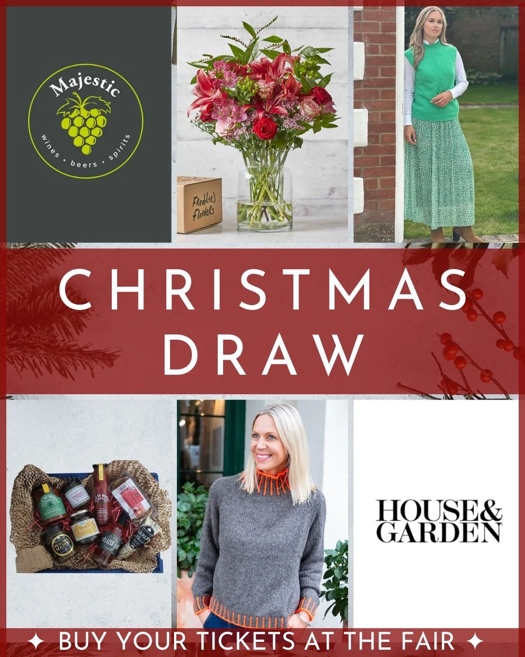 🎄Attendees of the 2025 City Christmas Fair will have the exclusive opportunity to purchase tickets for our fantastic Christmas Draw.

Our fabulous prizes include:

💎 @majesticwine - &pound;100 Vouchers

💎 @freddiesflowers - 2 Boxes of Flowers

💎@