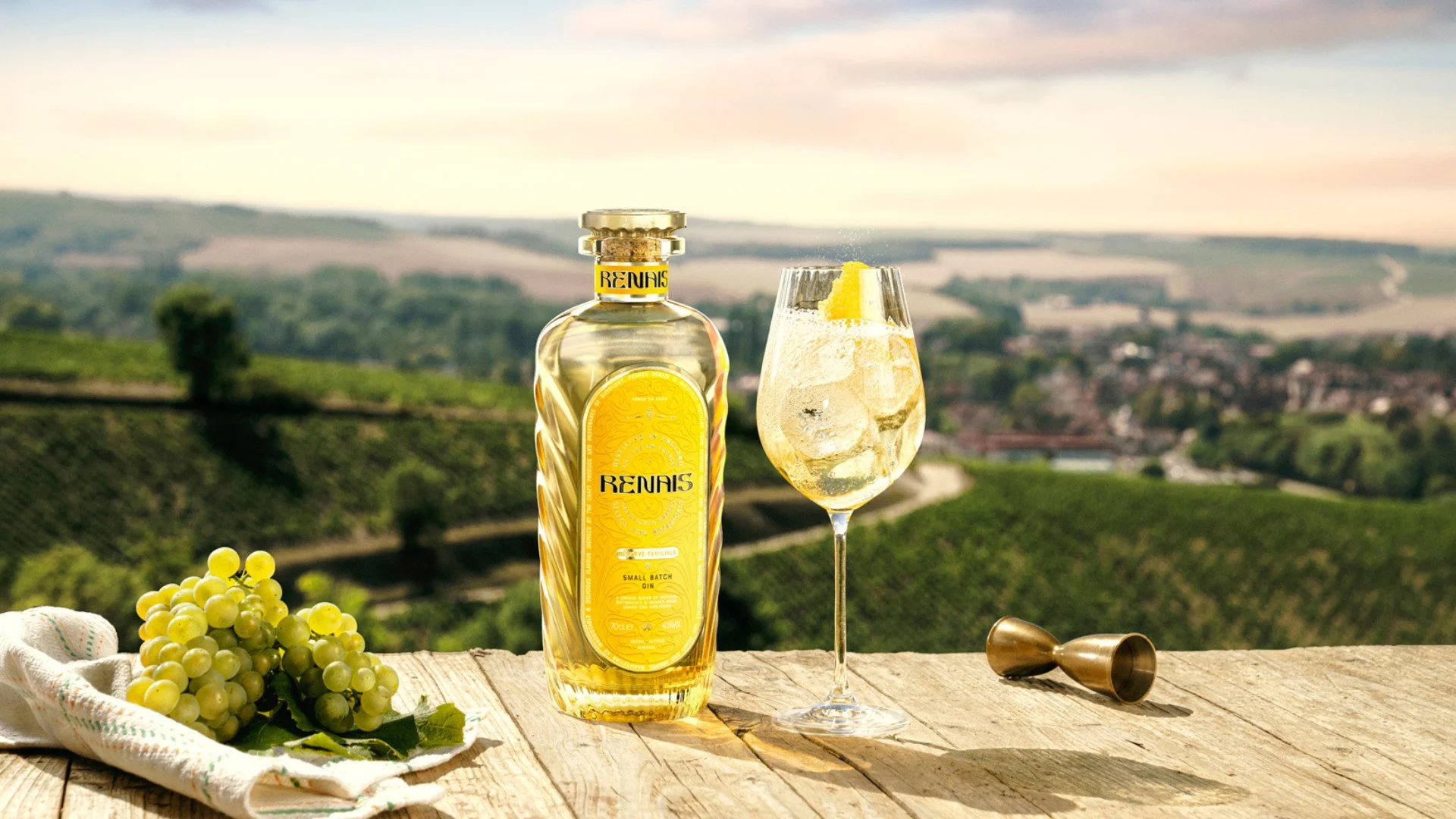 One bottle of Renais Gin