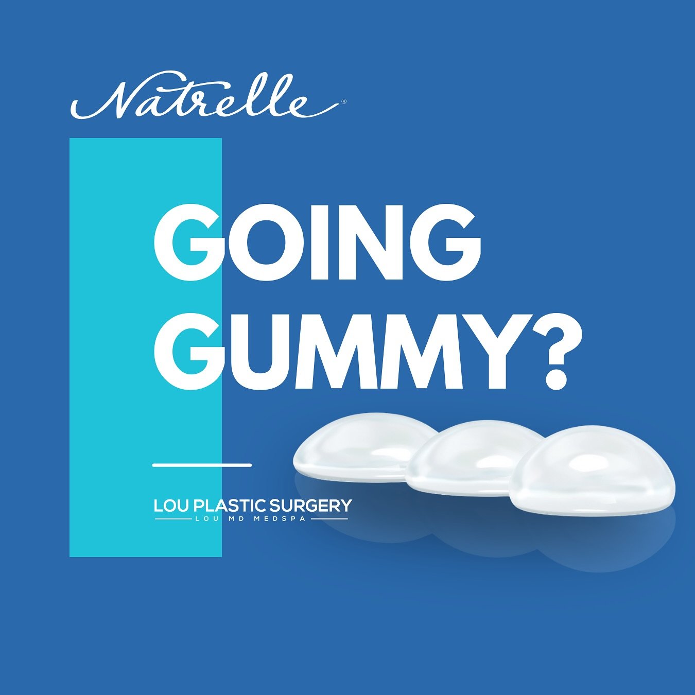 ✨ Thinking about going gummy? ✨
Natrelle&reg; breast implants come in different profiles and gummy levels, designed to give you the look and feel that&rsquo;s right for YOU. Whether you want a subtle boost or extra-full projection, Dr. Lou can help y
