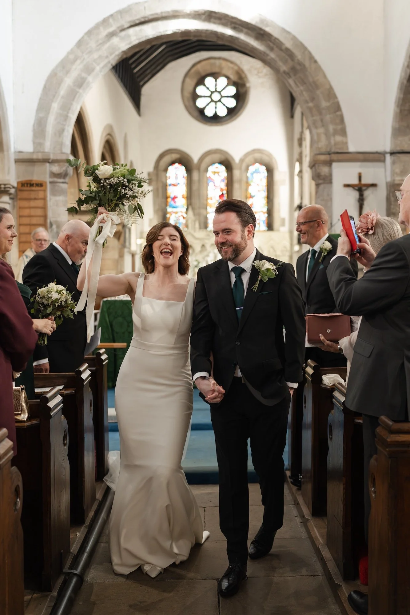 Megan & Michael - St Mary_s Church Whickham - Laura Eddolls Photography -214.jpg