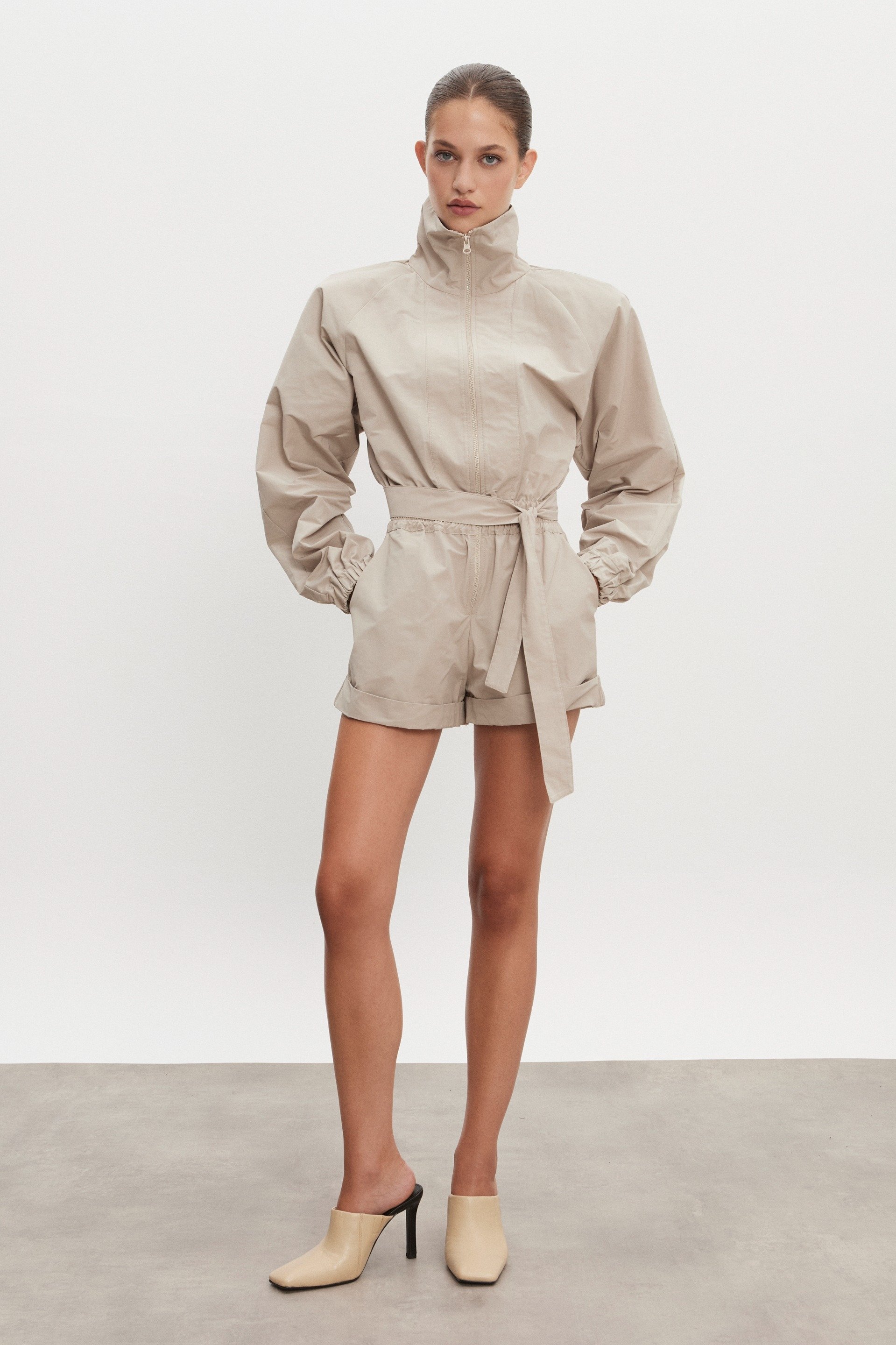 NADIA RAPTI PAOLO JUMPSUIT GREIGE