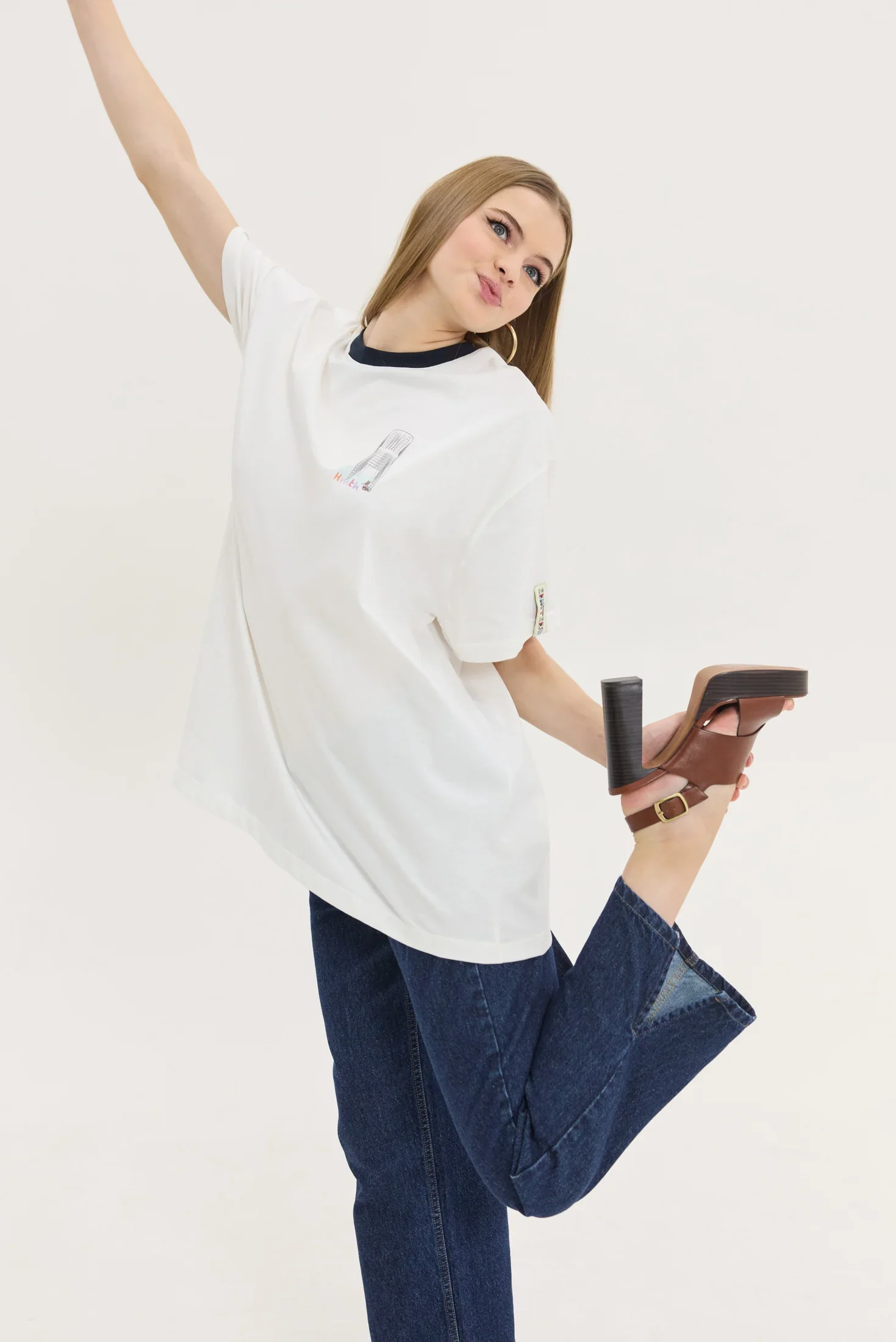 HEMITHEA Cheetah T-shirt Off White (Panigyri)