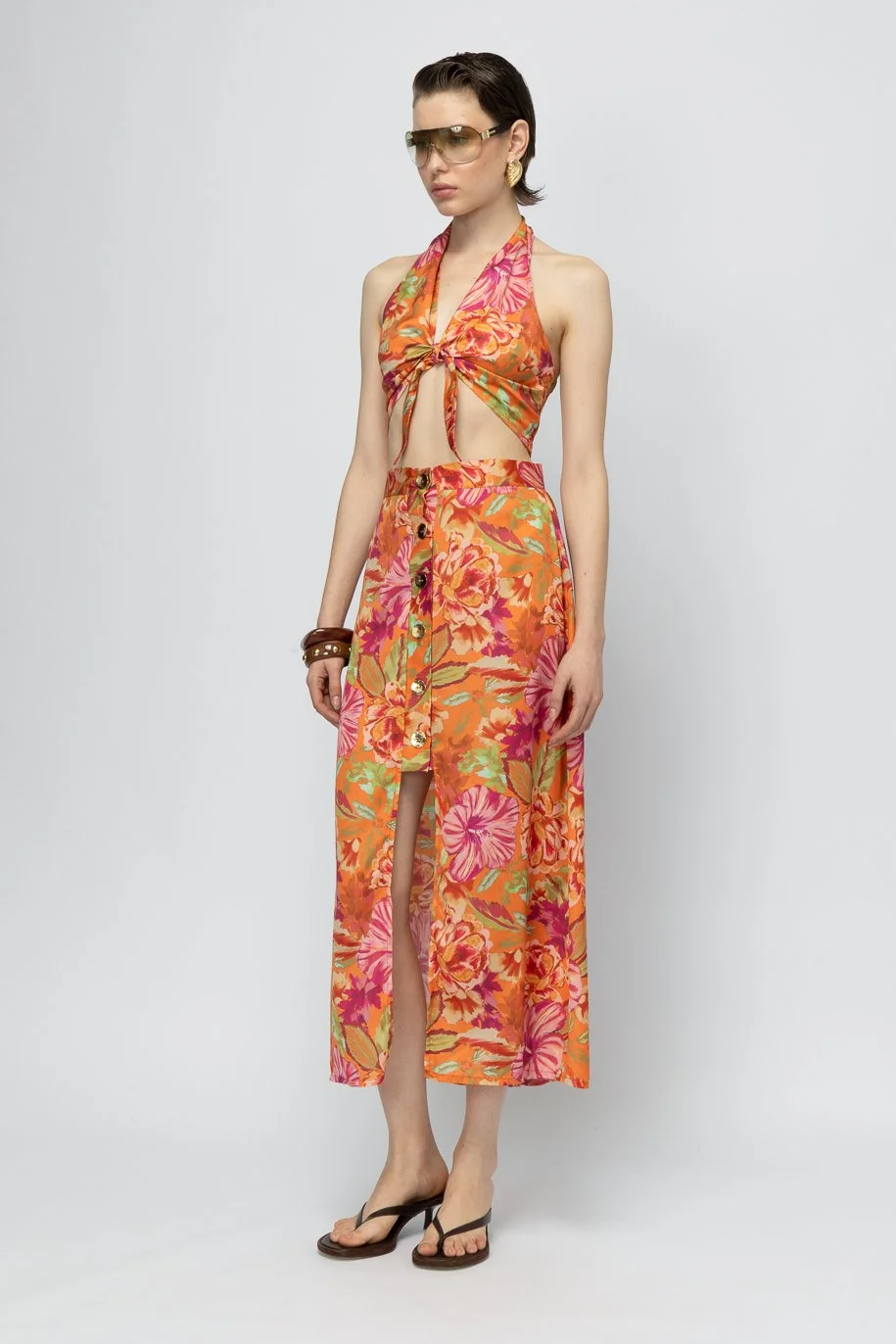 MALLORY SALT KISS FLORAL SKIRT