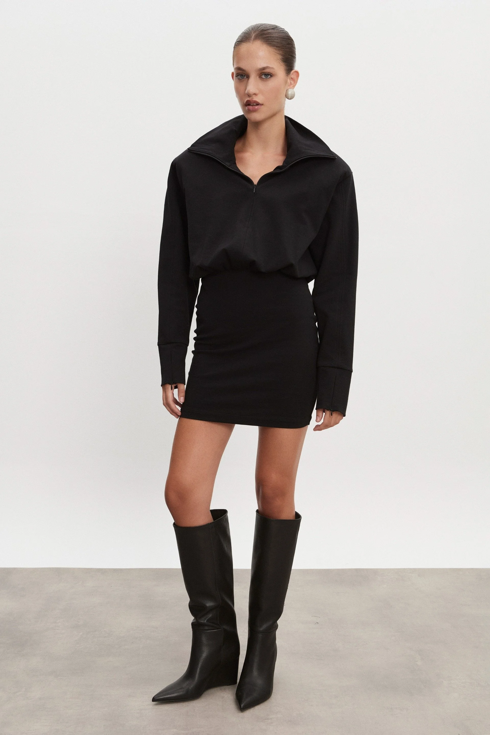 NADIA RAPTI DOPE DRESS BLACK