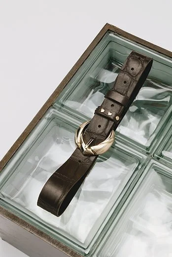 "Wandering Star" leather belt
