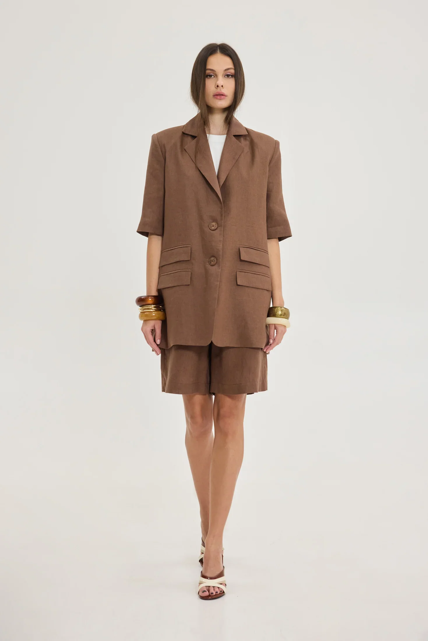 HEMITHEA Angela Blazer (Brown)