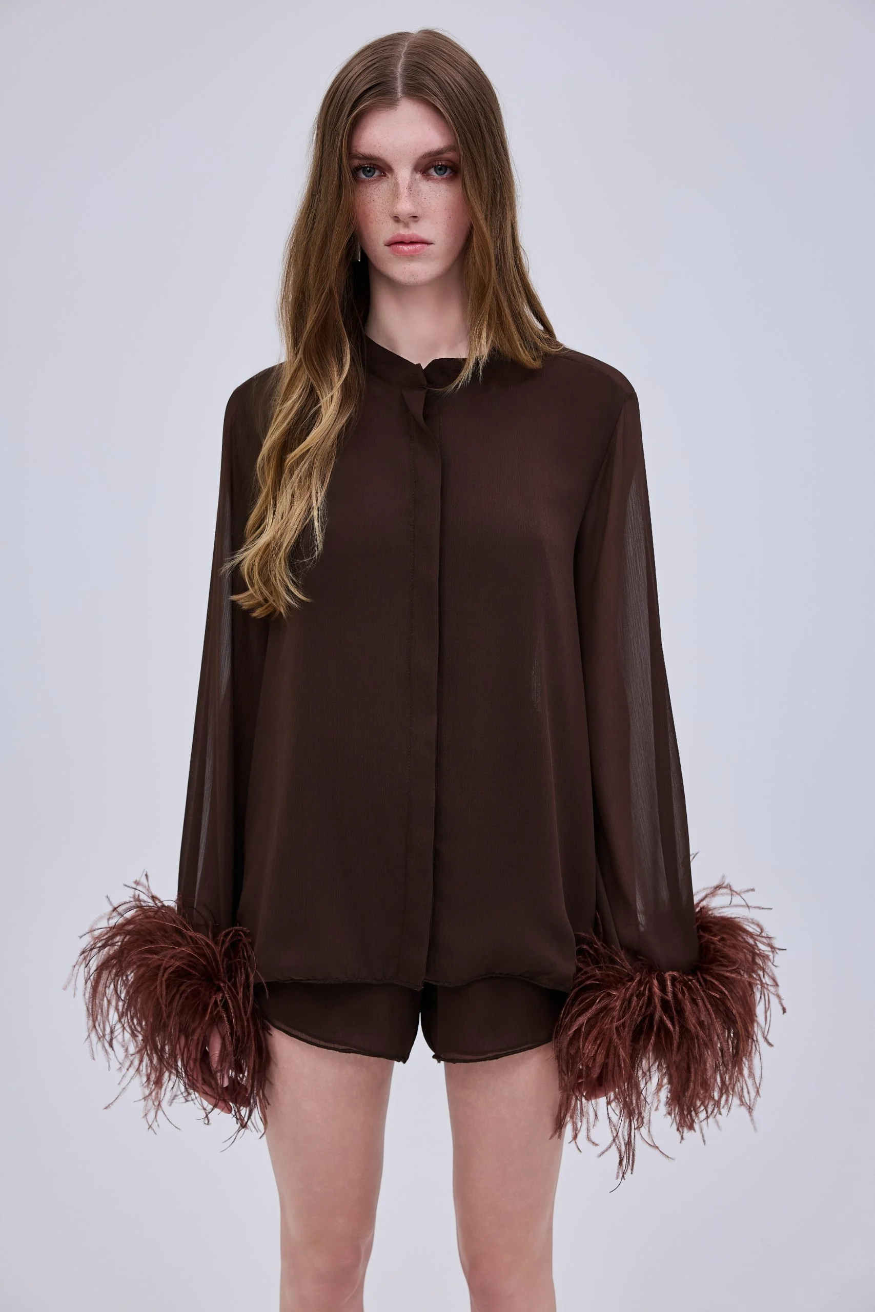 Studio83 Capri Brown Shirt