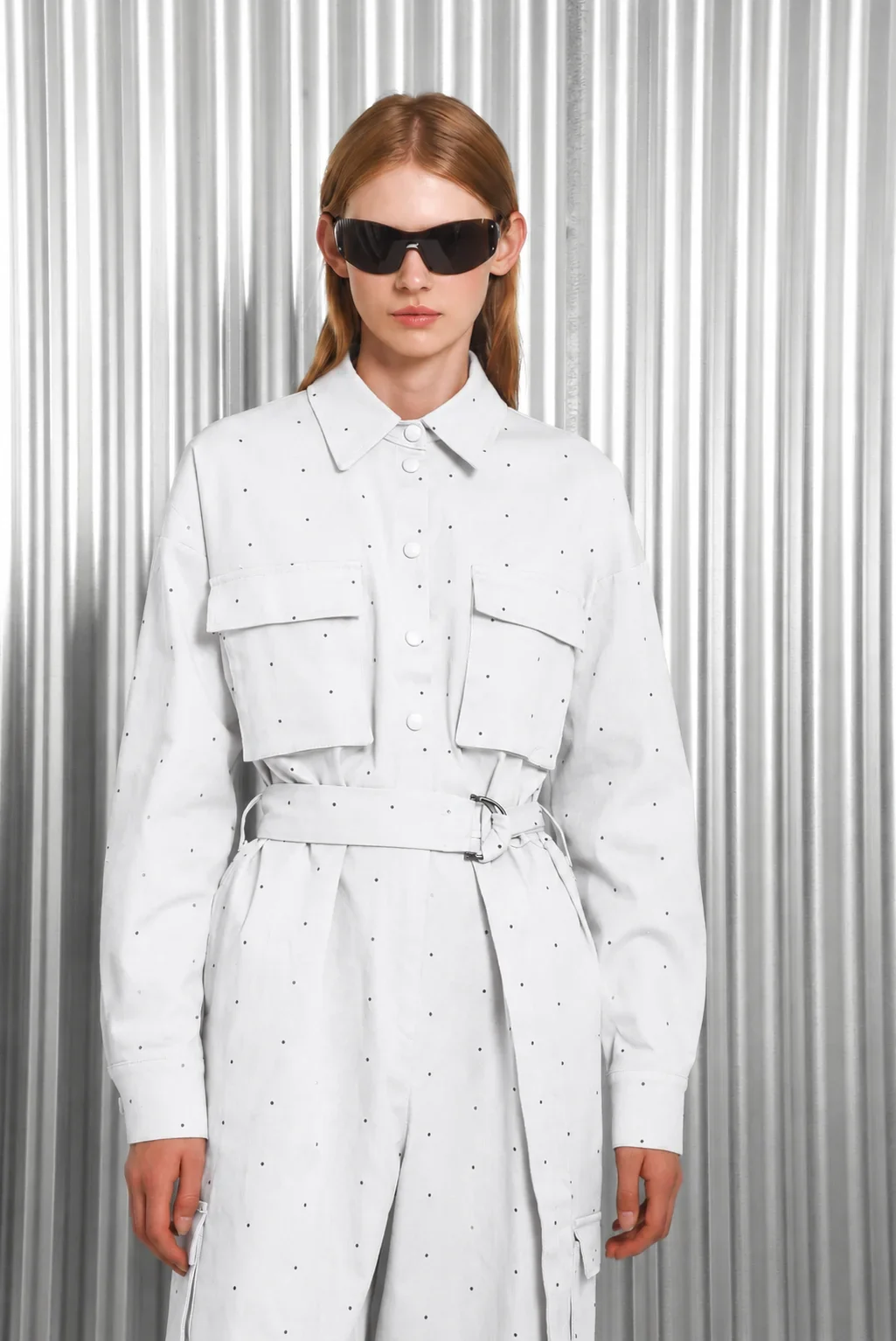 ARPYES OSAKA JUMPSUIT WHITE